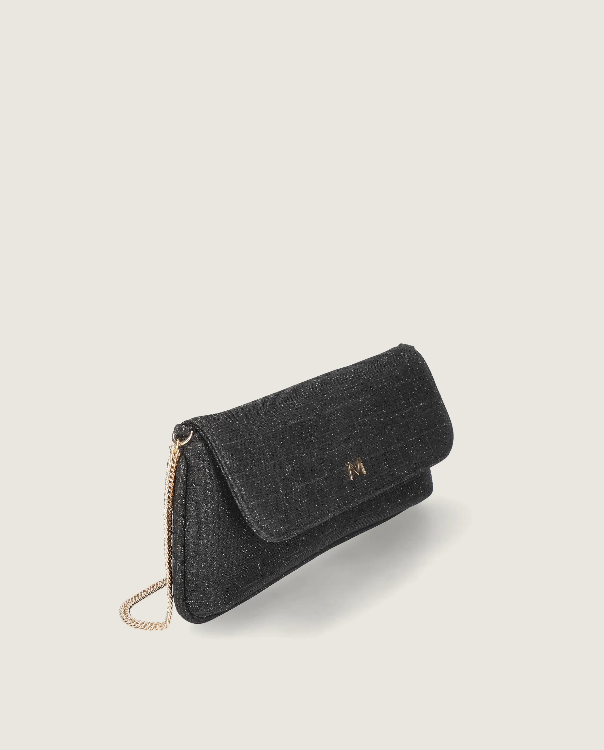 Bolsos Bags Negros Tejidos metalizados - Image 2