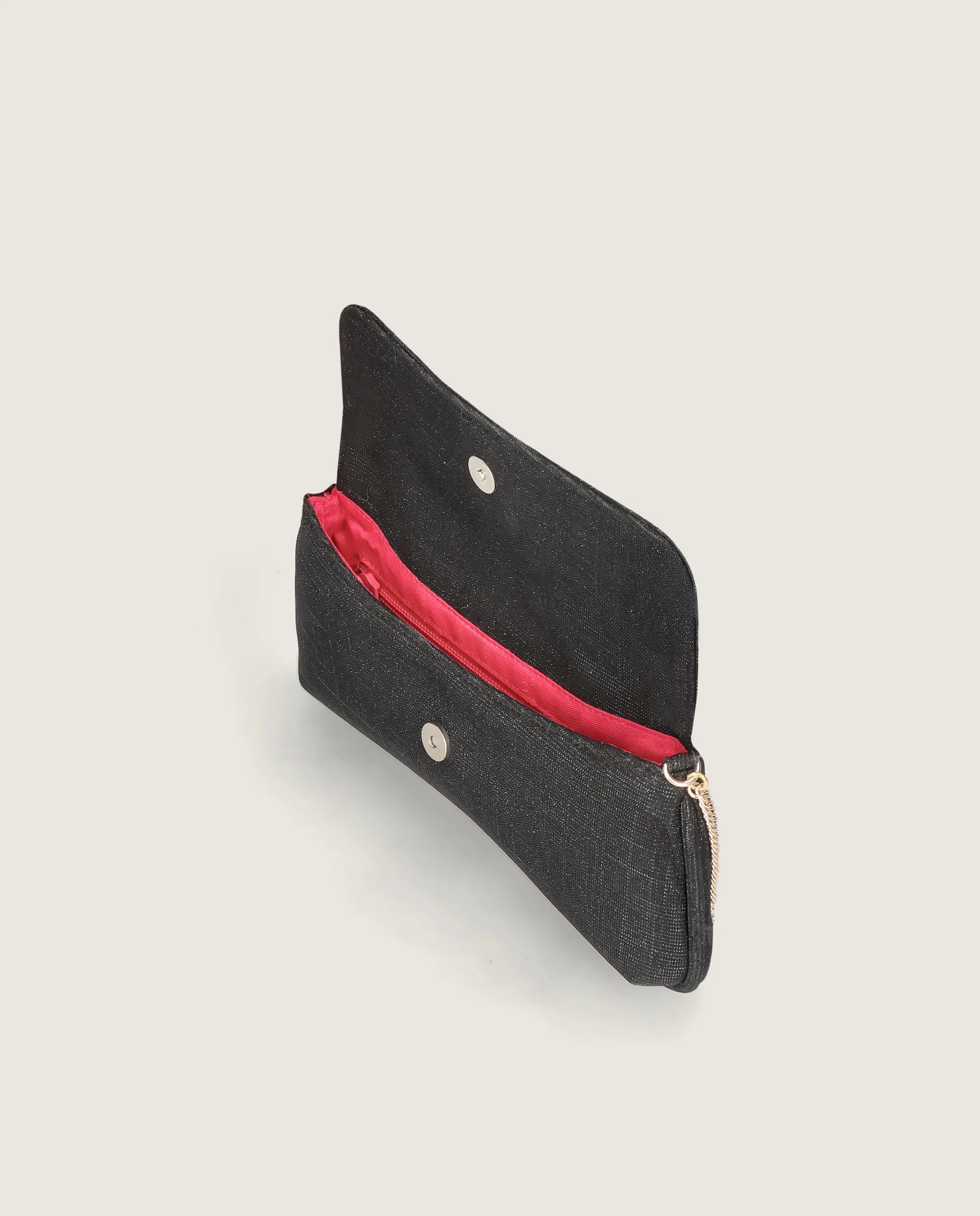 Bolsos Bags Negros Tejidos metalizados - Image 6