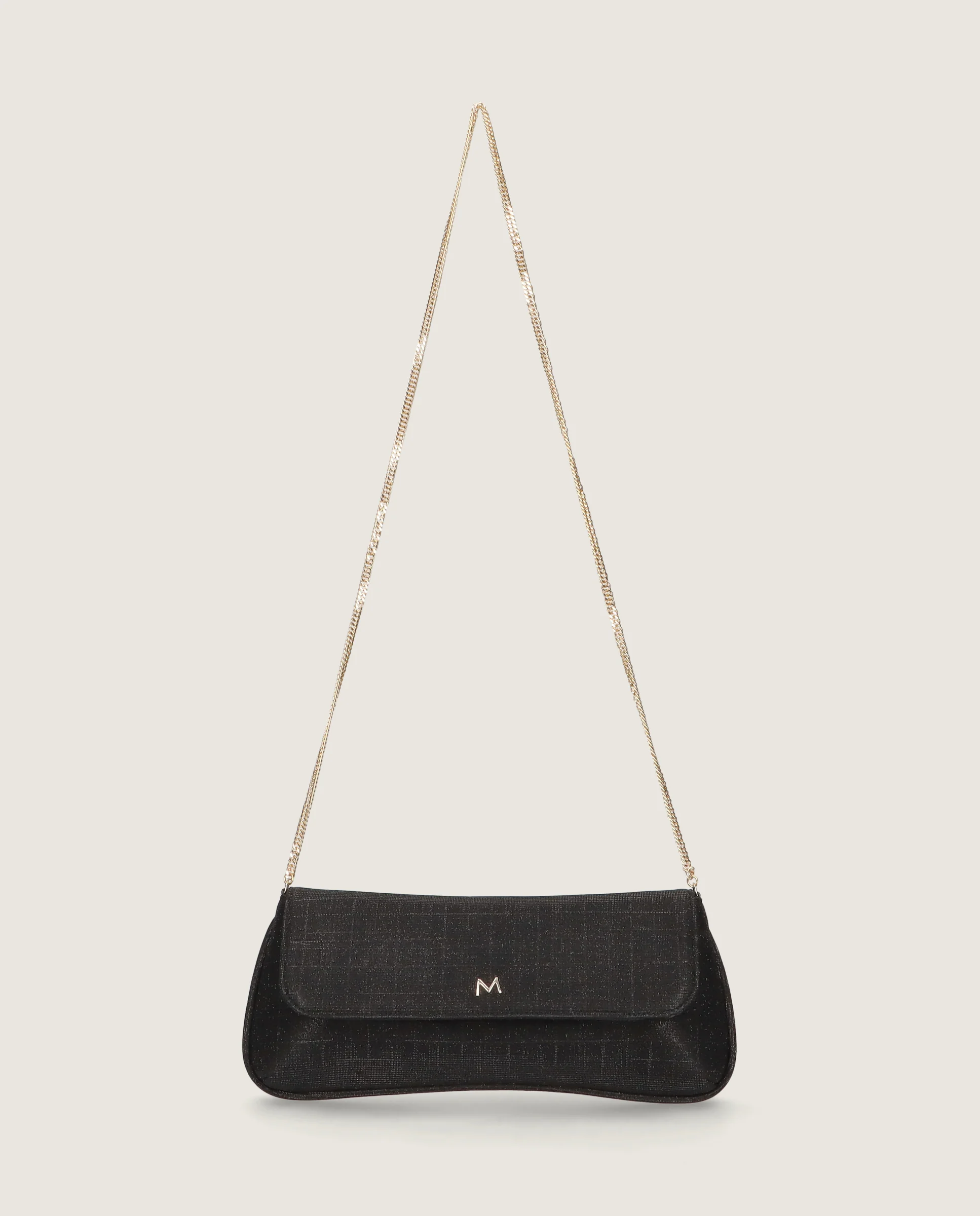 Bolsos Bags Negros Tejidos metalizados - Image 3