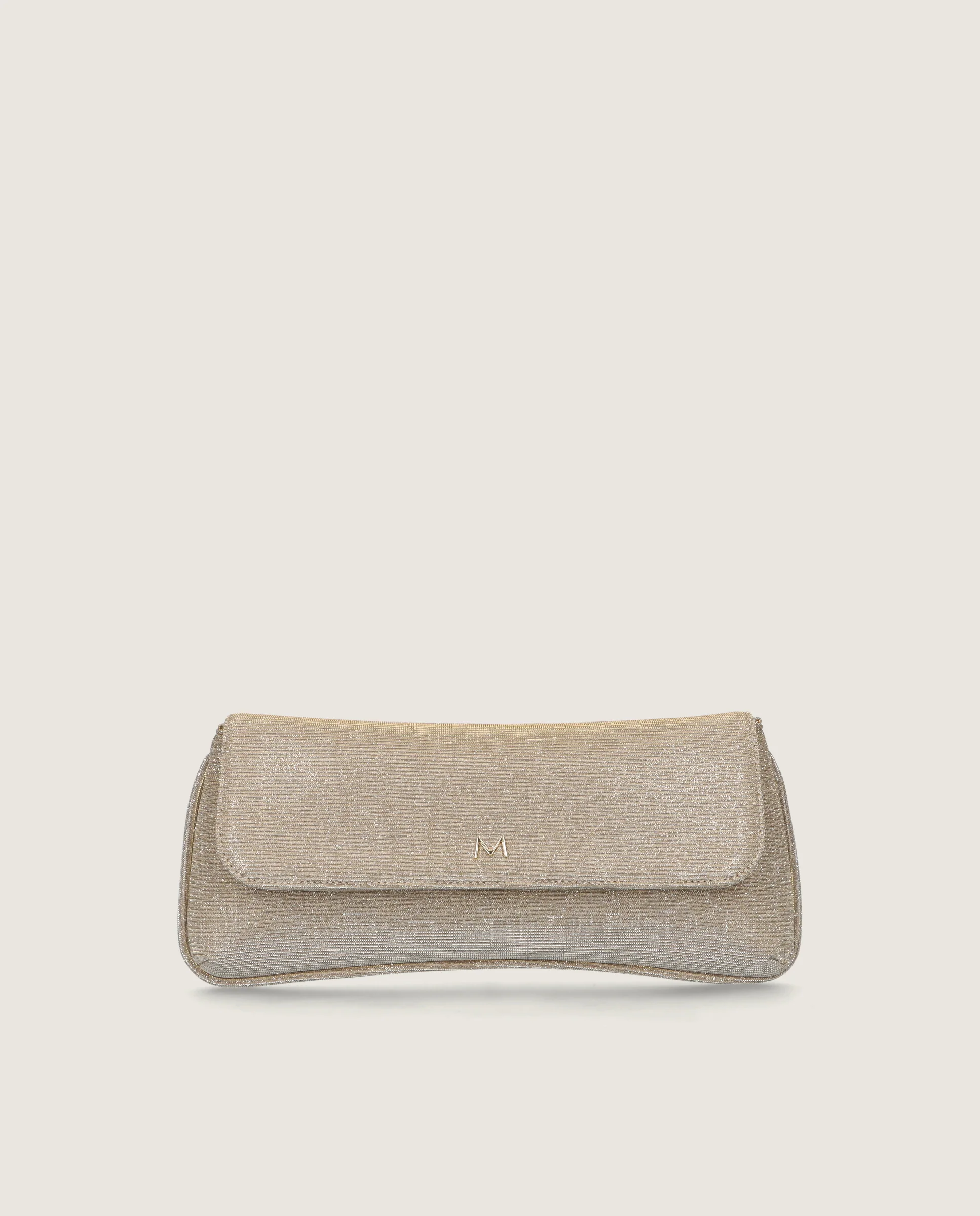 Bolsos Bags Plateados Tejidos