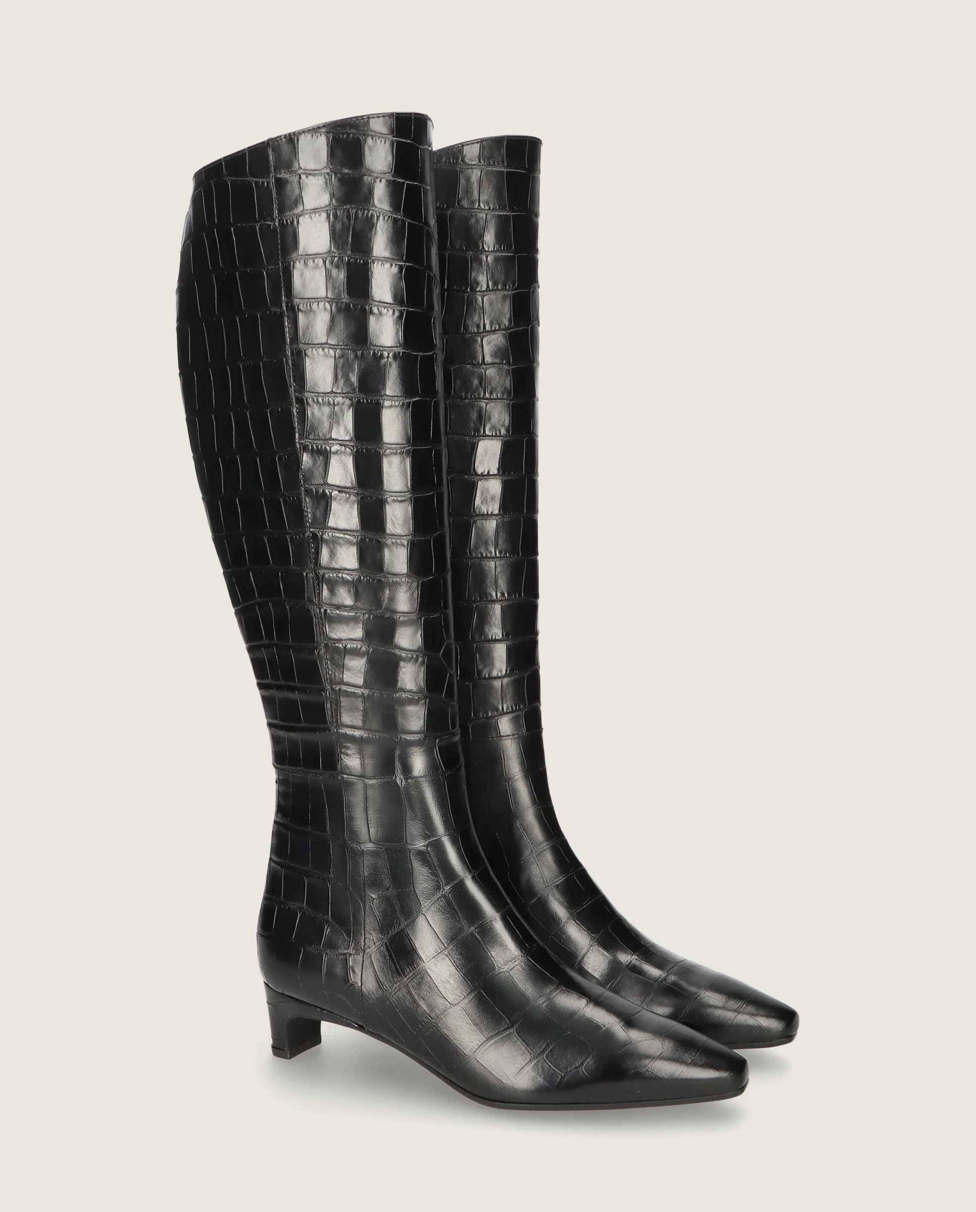Botas Greta Negros Pieles estampadas