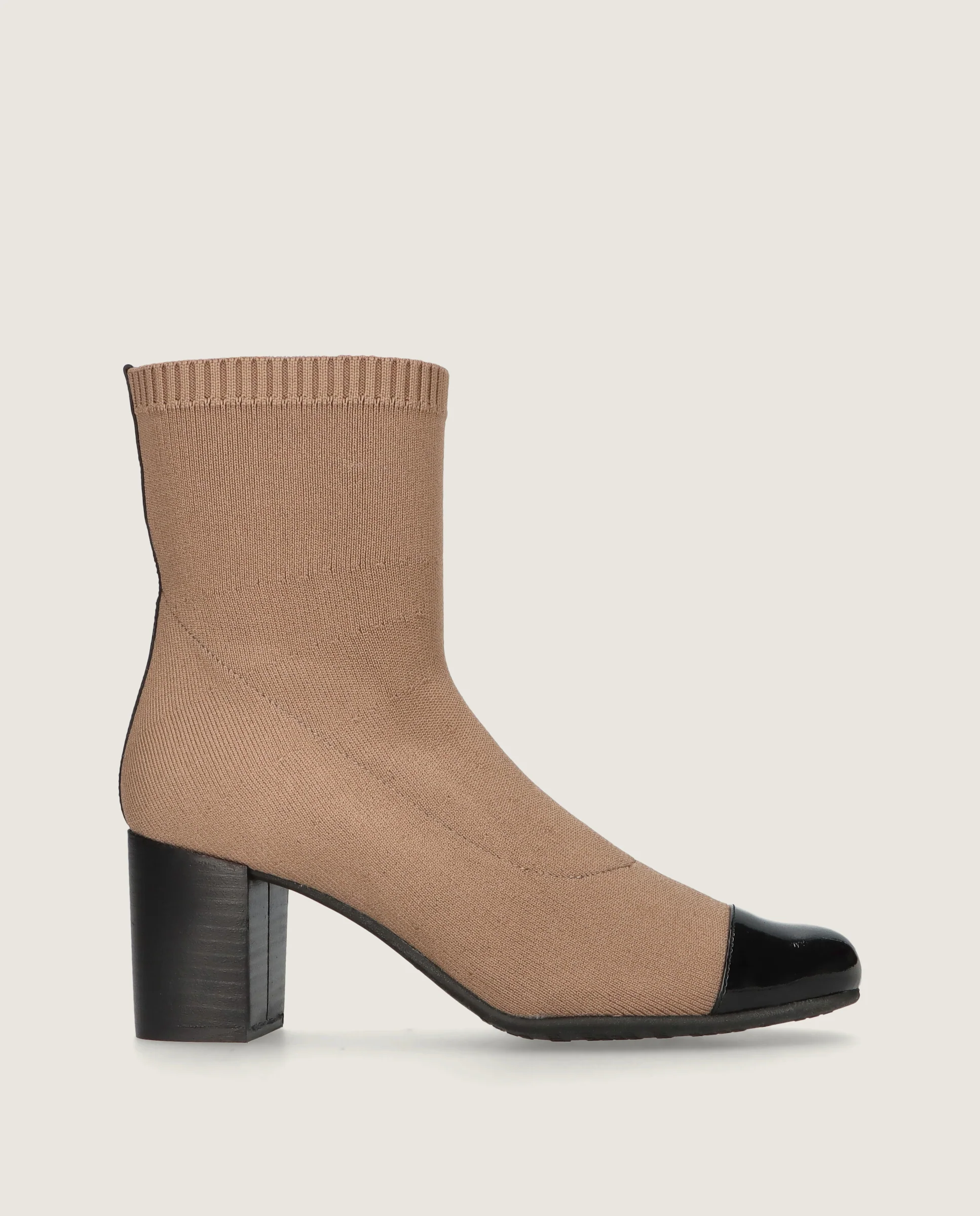 Botines Bologna Beiges Tejidos - Image 3