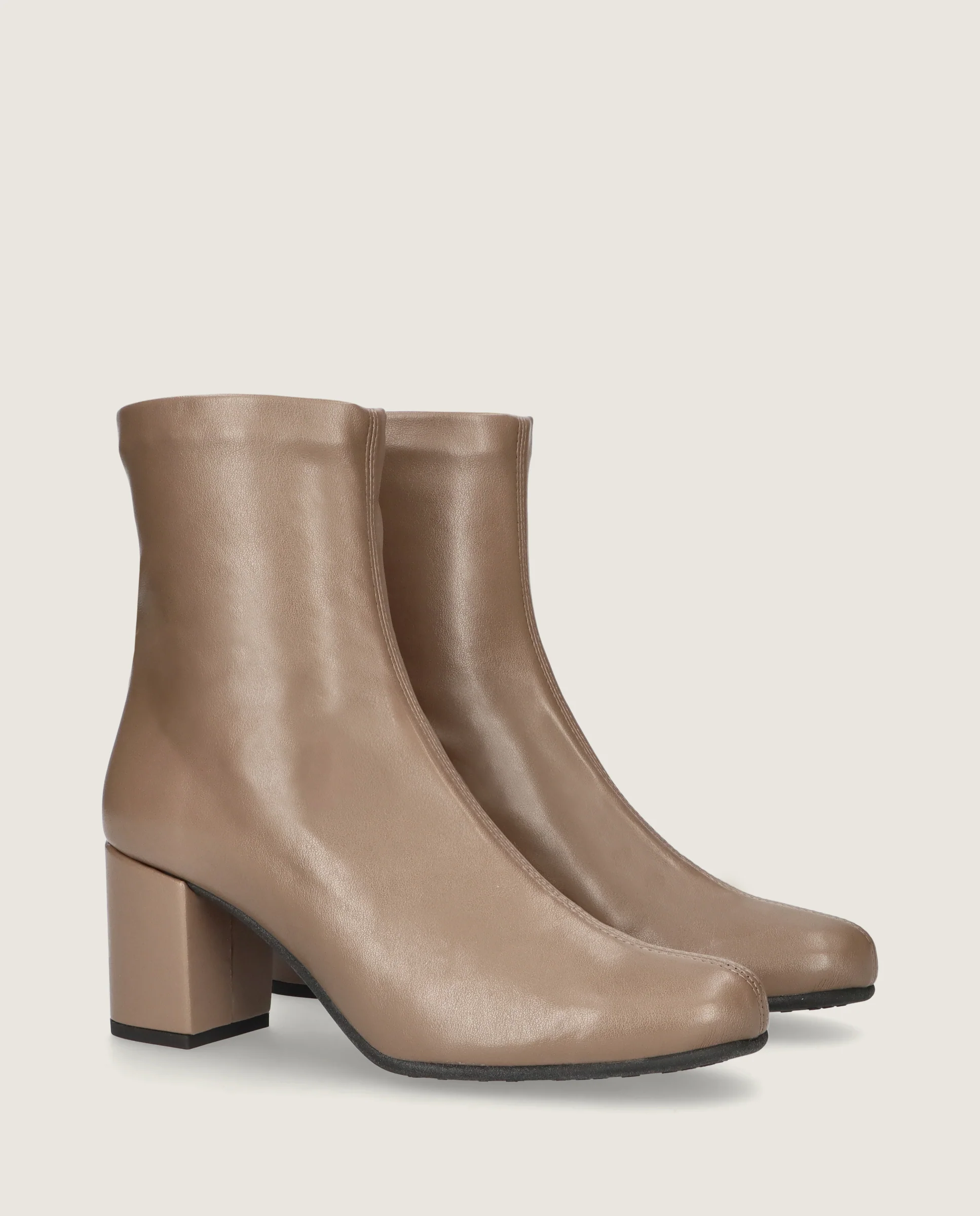 Botines Bologna Beiges Tejidos