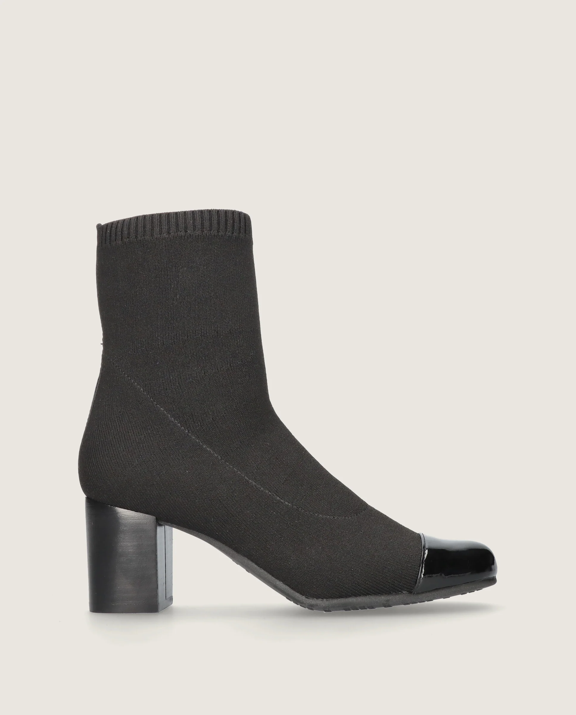 Botines Bologna Negros Tejidos - Image 3