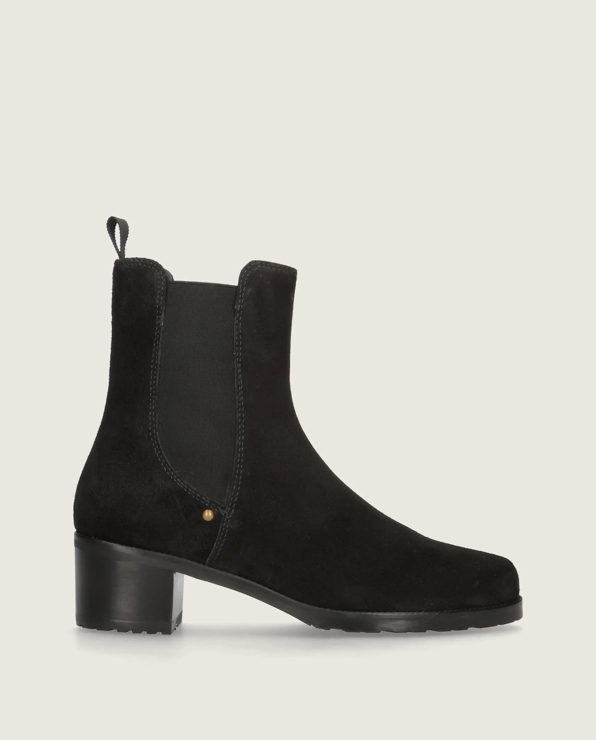 Botines Claudette Negros Ante - Image 3