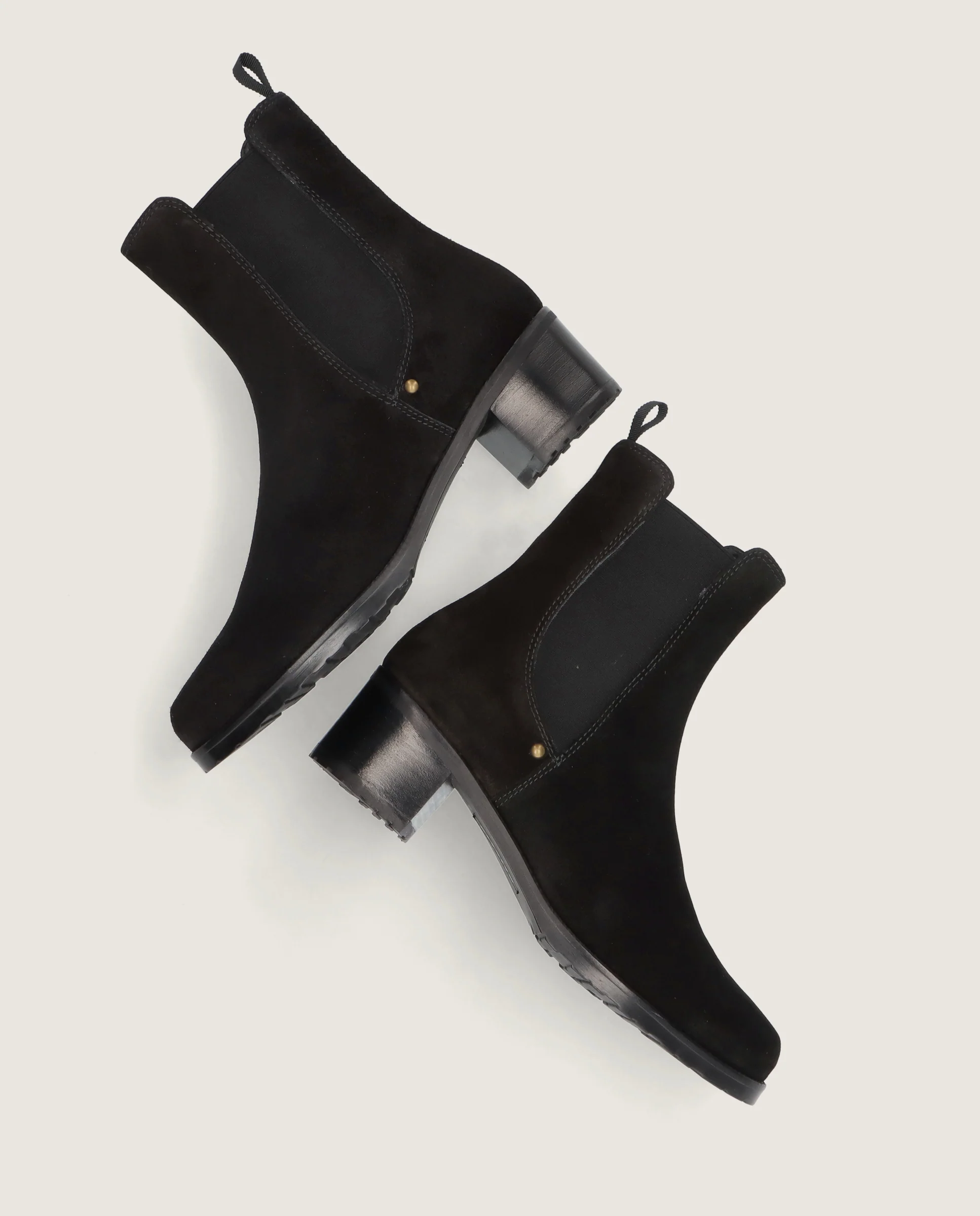 Botines Claudette Negros Ante - Image 4