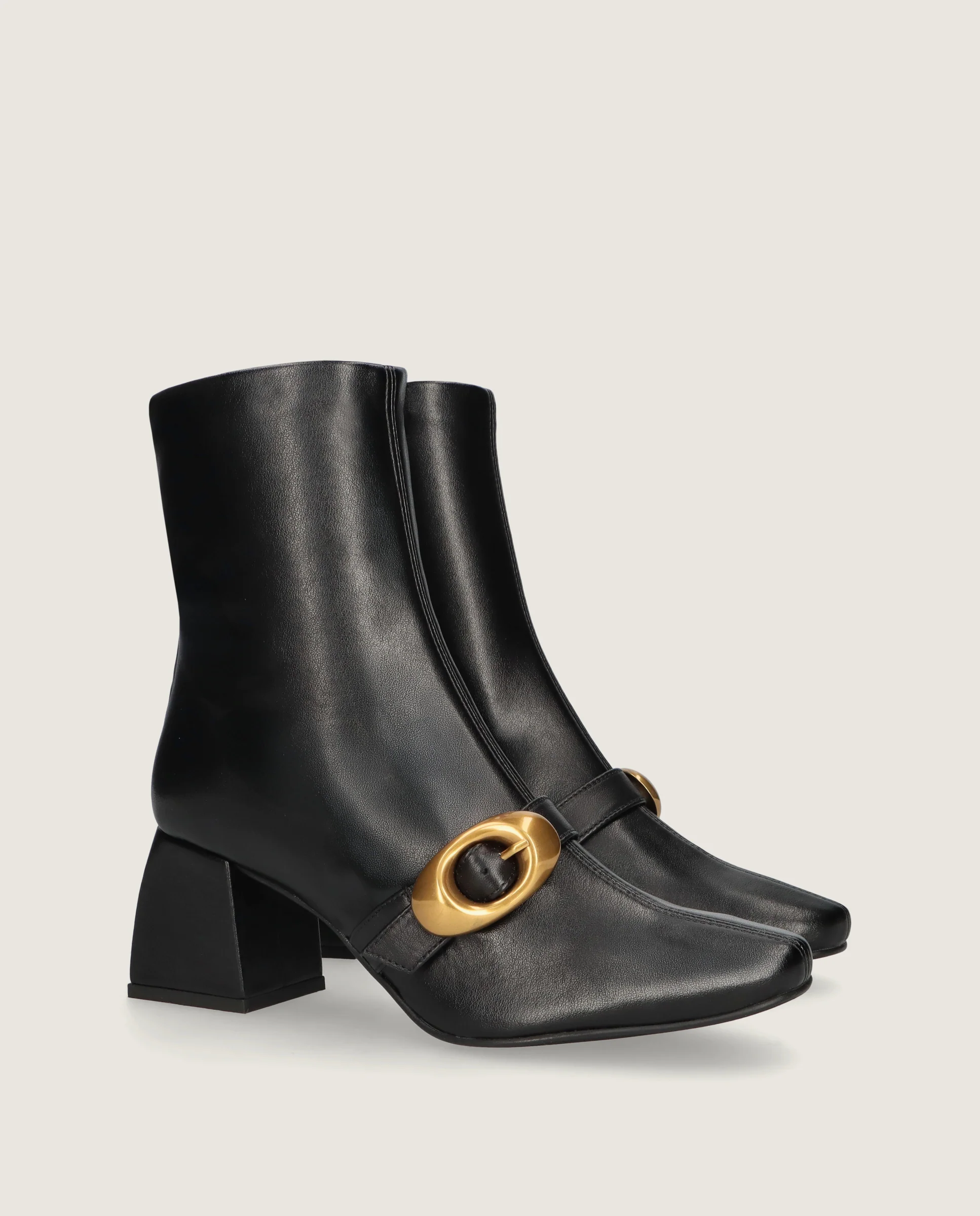 Botines Freja Negros Tejidos