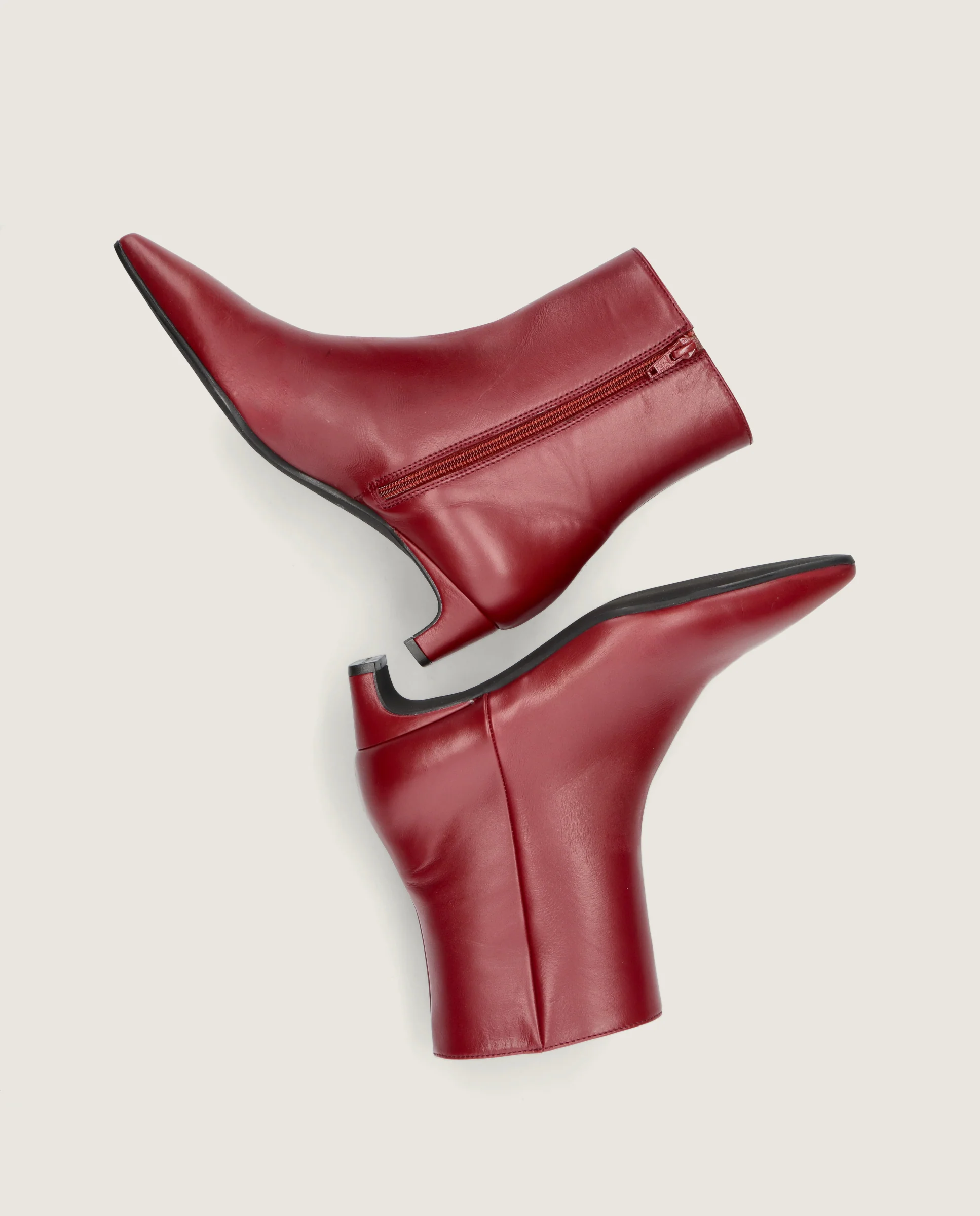 Botines Greta Rojos Piel - Image 4