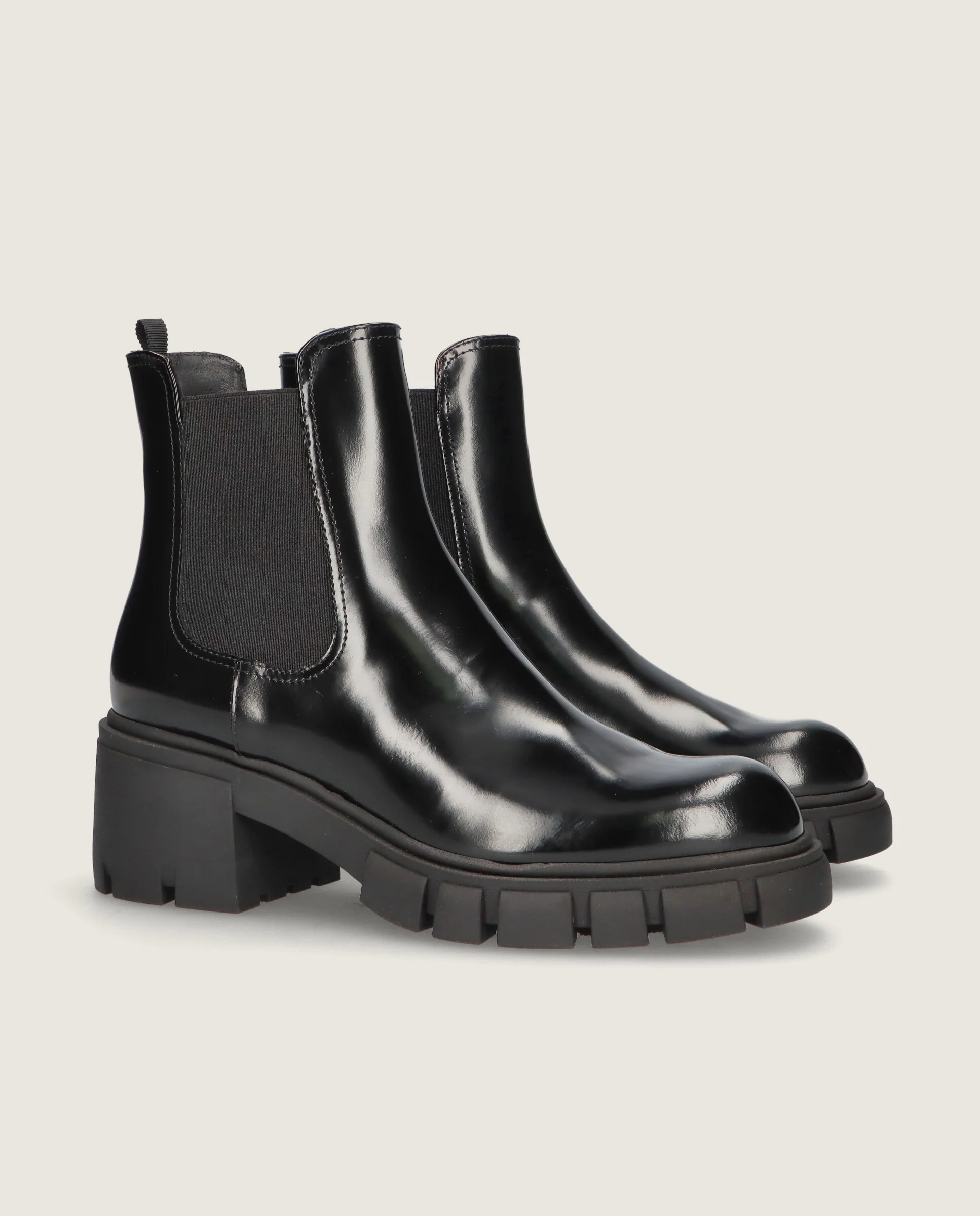 Botines June Negros Piel