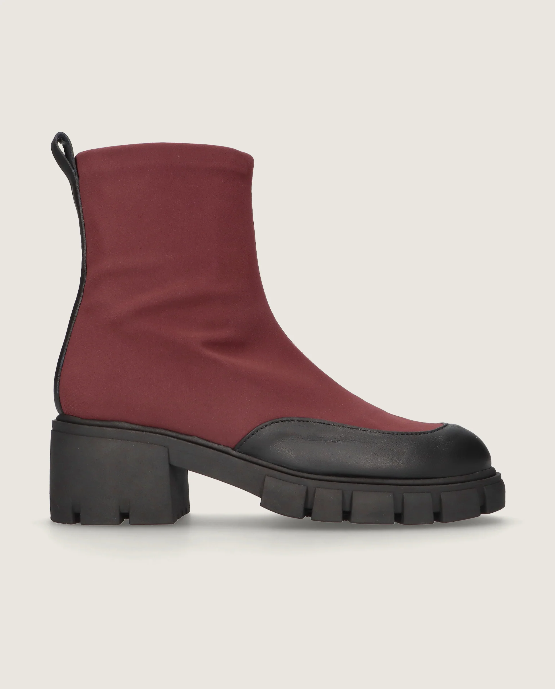 Botines June Rojos Tejidos - Image 3