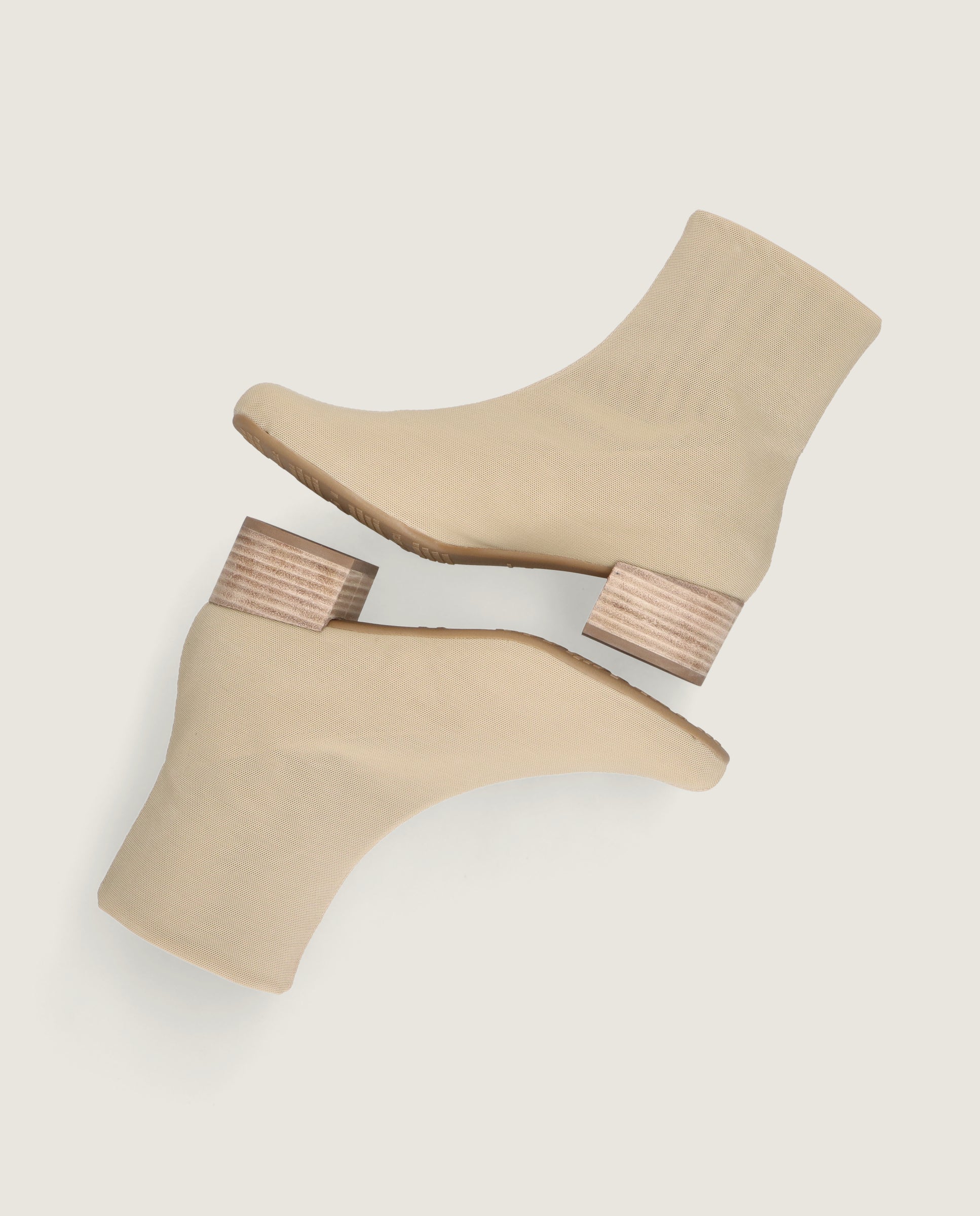 Botines Milan Beiges Tejidos - Image 5