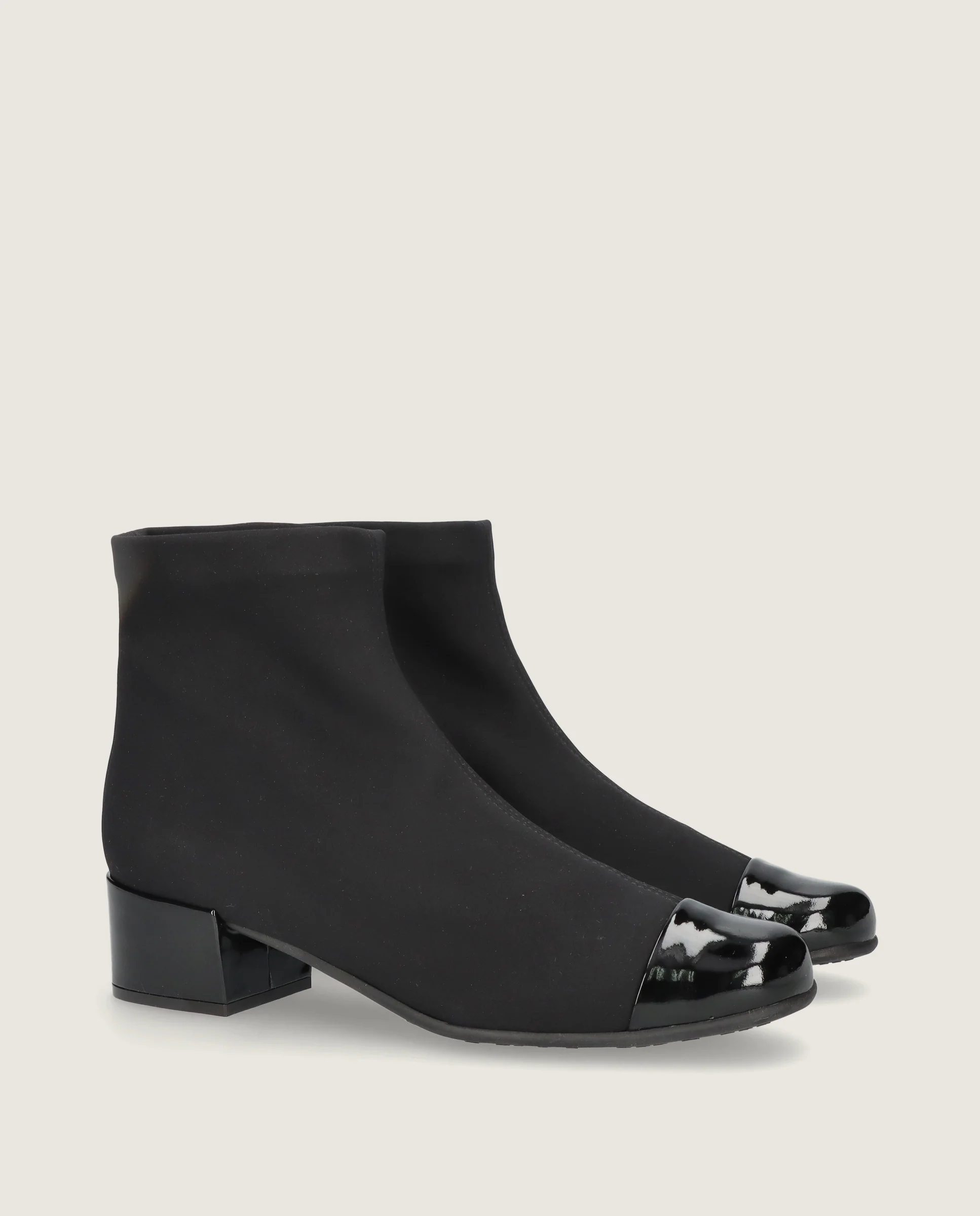 Botines Milan Negros Tejidos