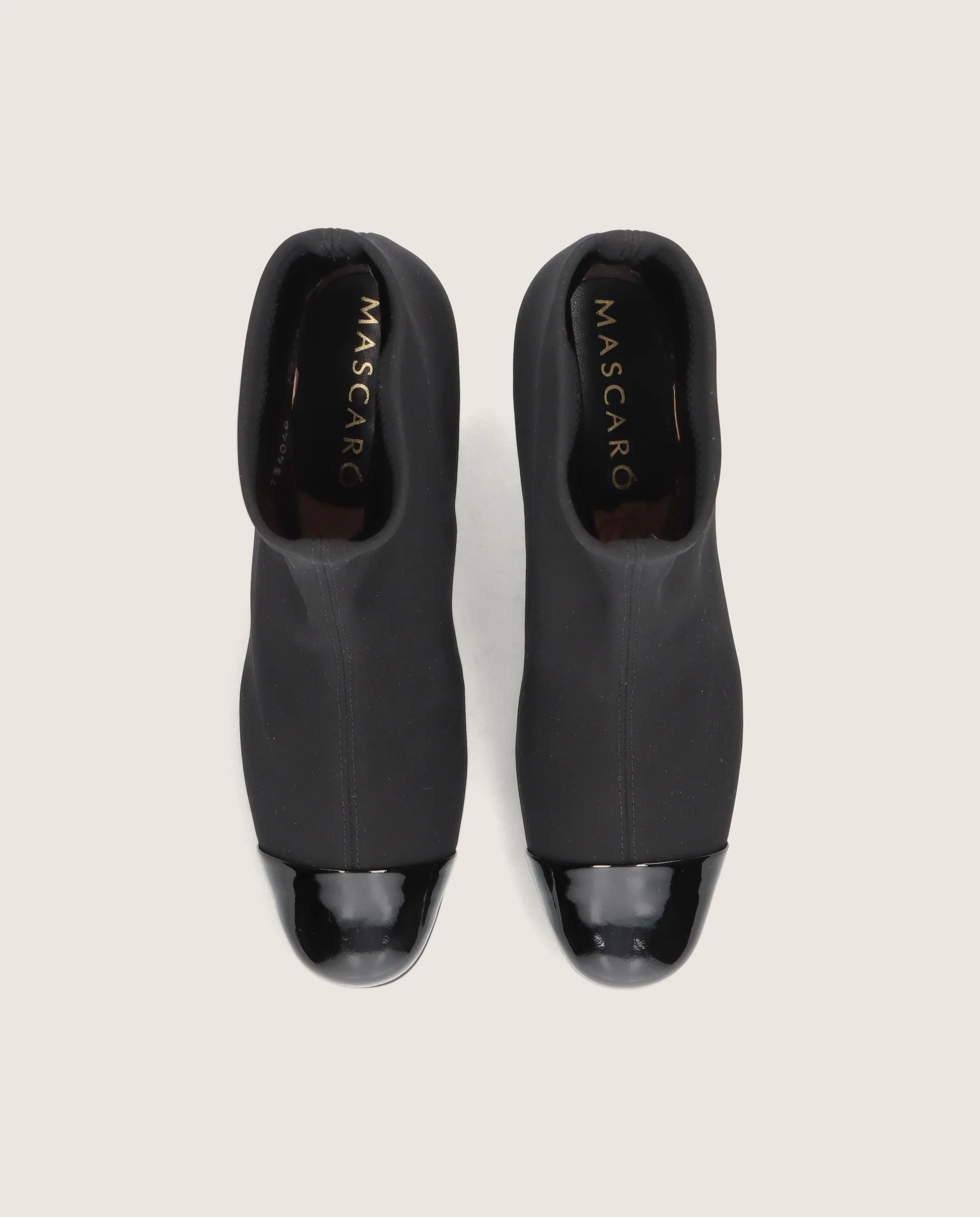 Botines Milan Negros Tejidos - Image 2