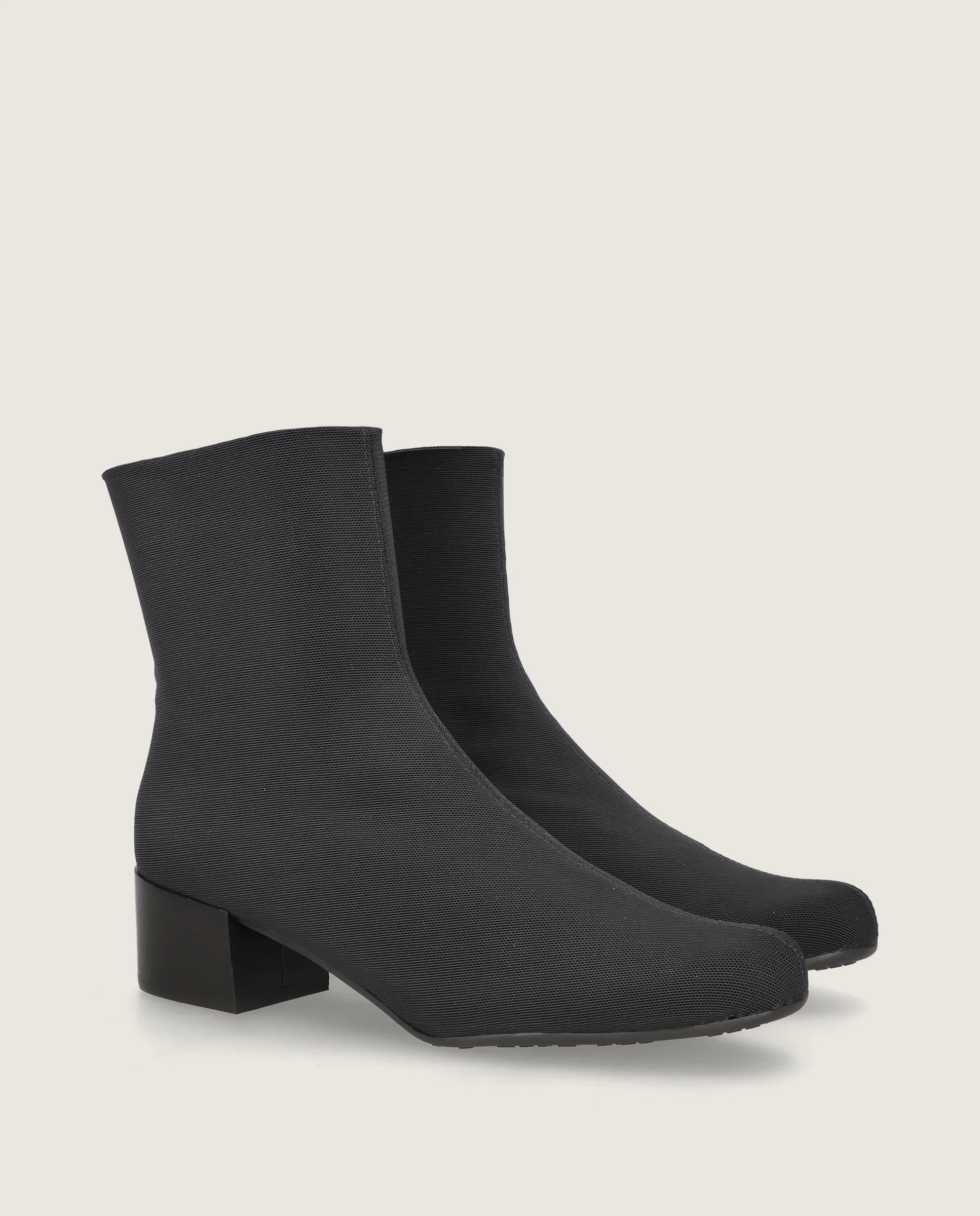 Botines Milan Negros Tejidos