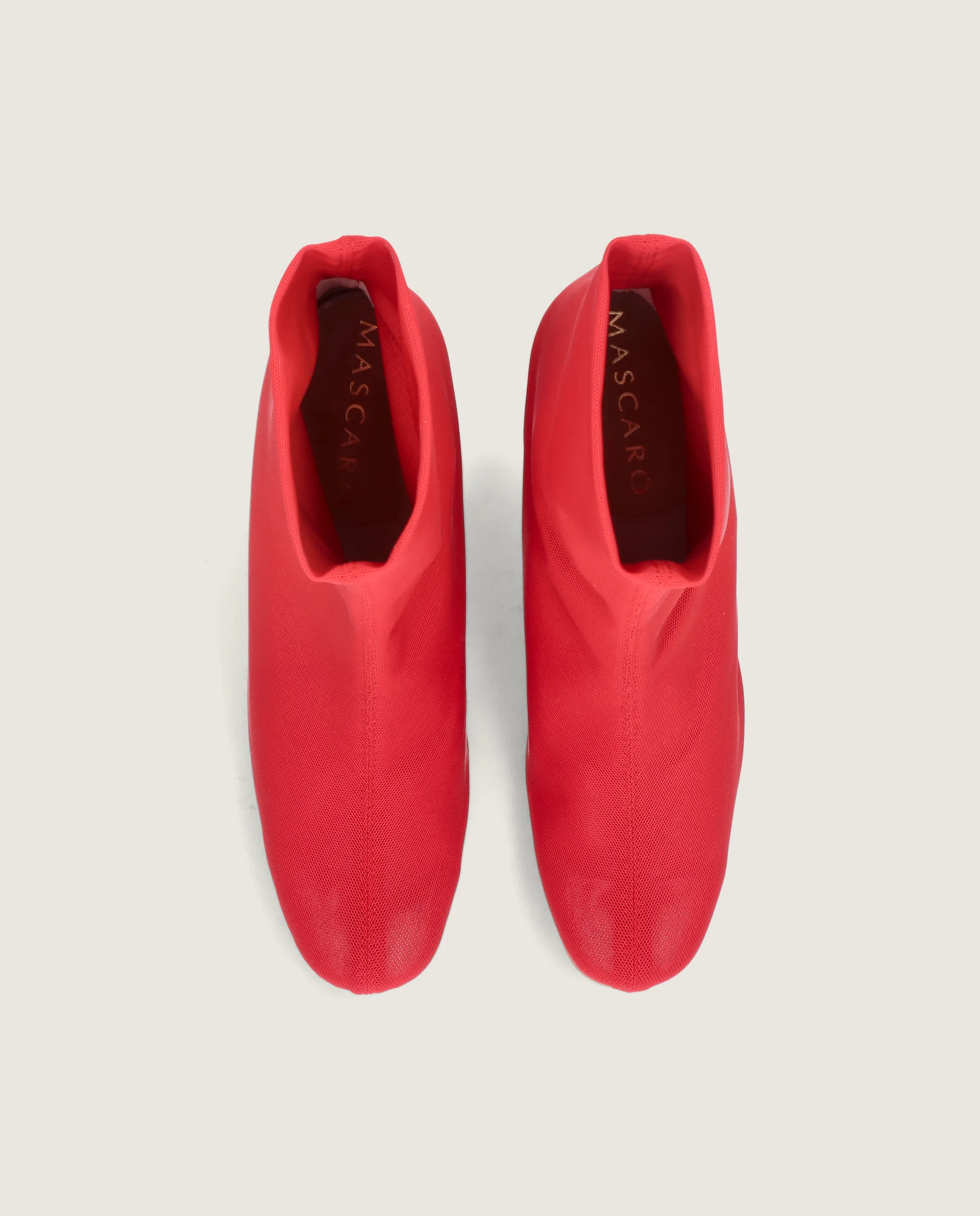 Botines Milan Rojos Tejidos - Image 2