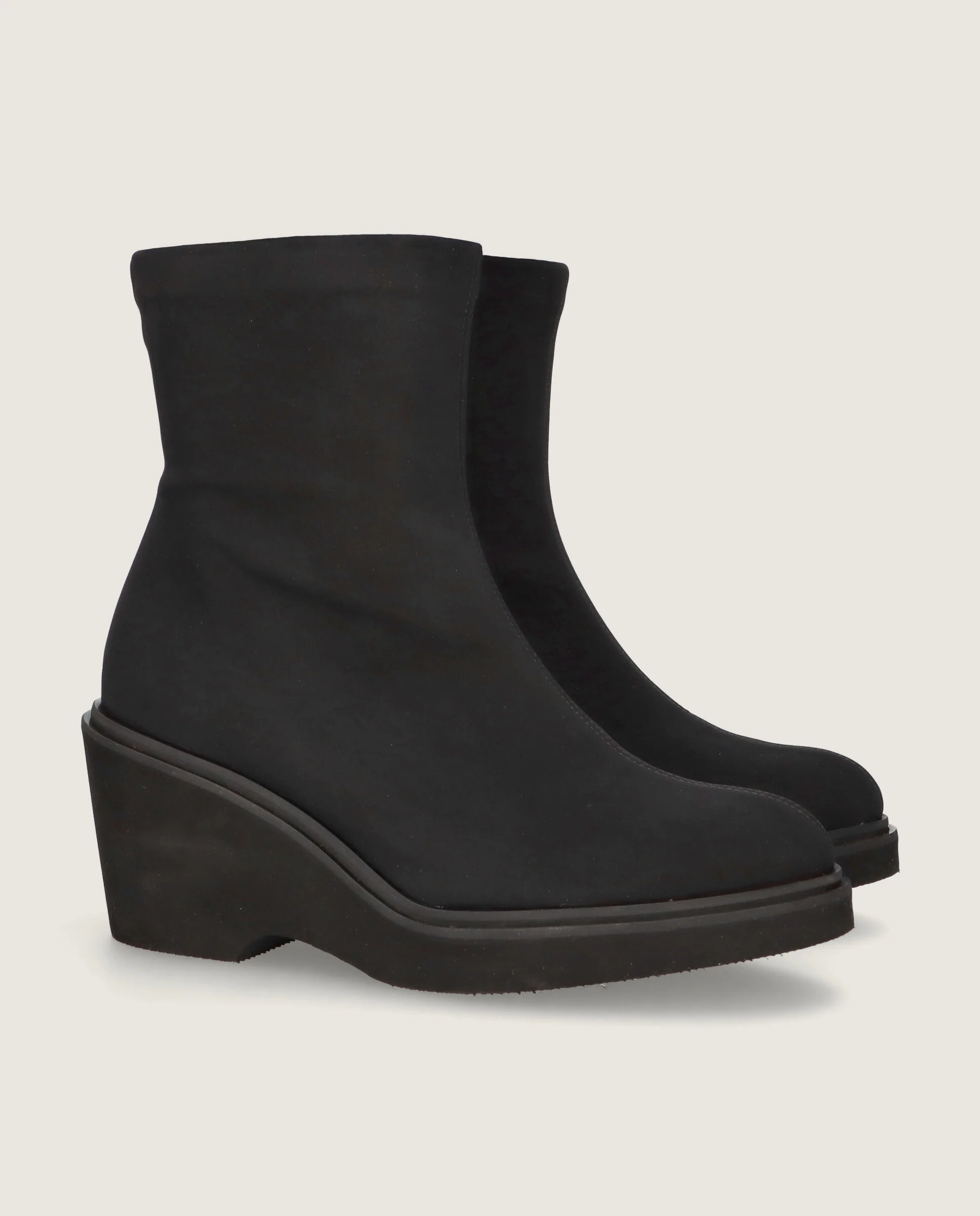 Botines Nantes Negros Tejidos