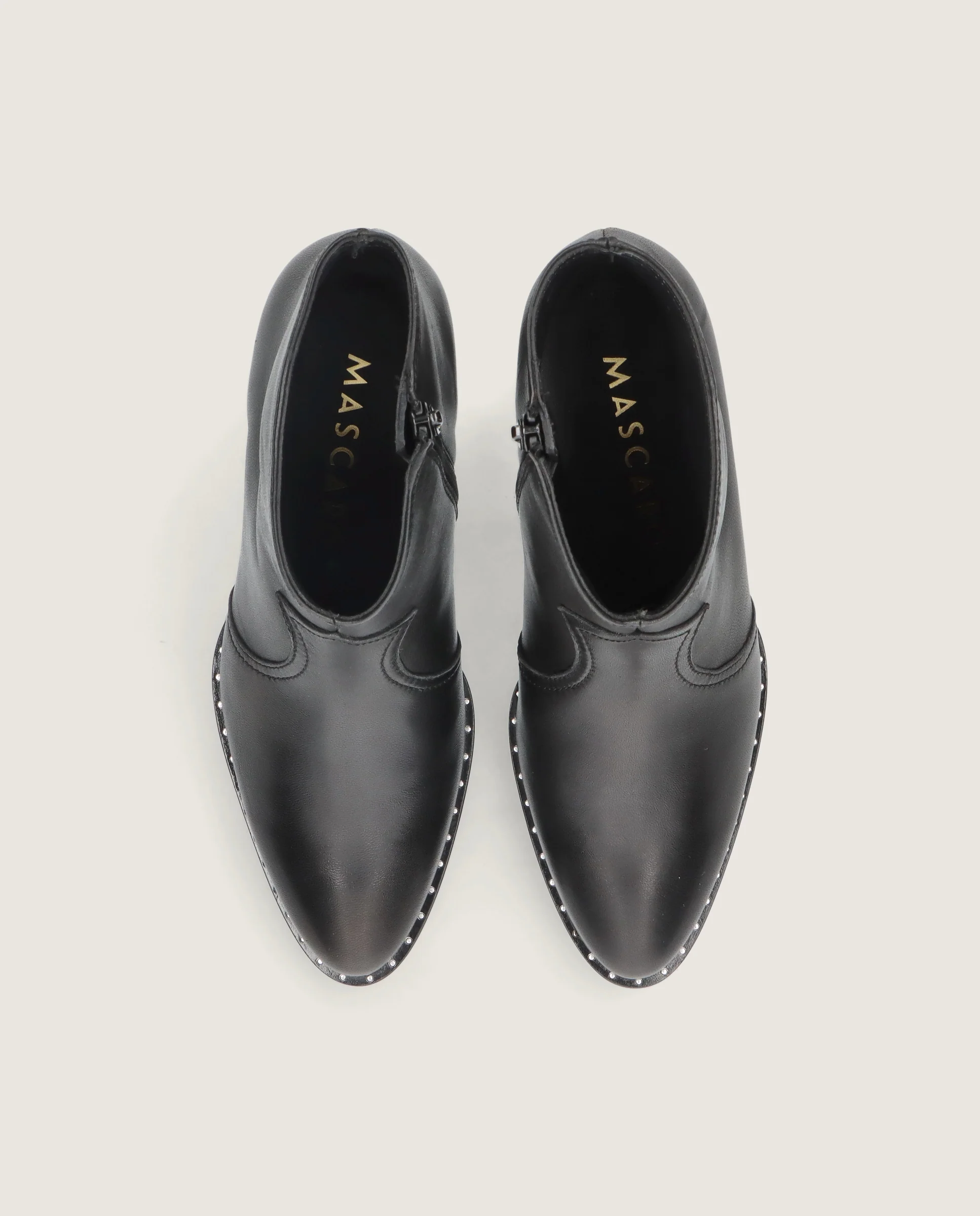Botines Palermo Negros Piel - Image 2
