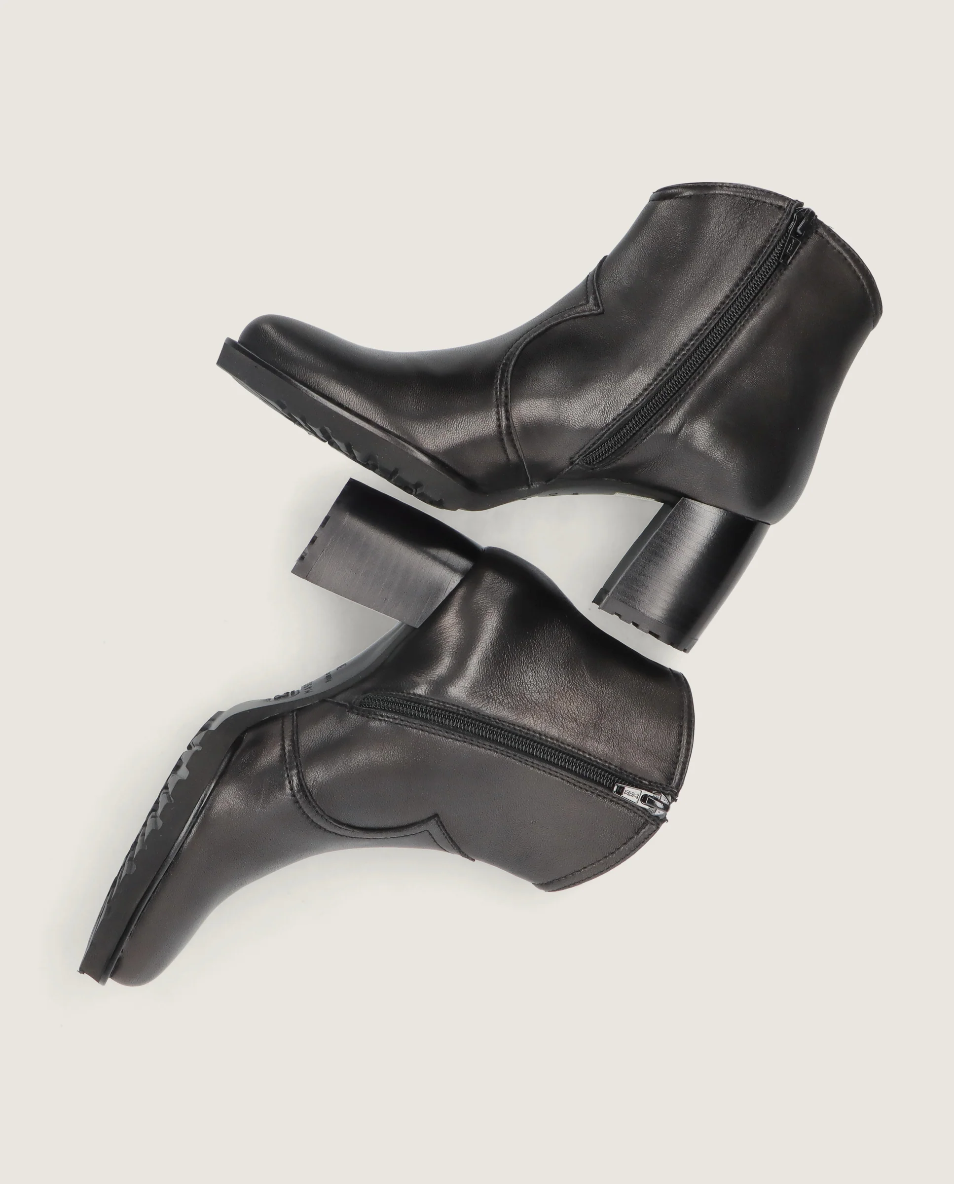 Botines Palermo Negros Piel - Image 4