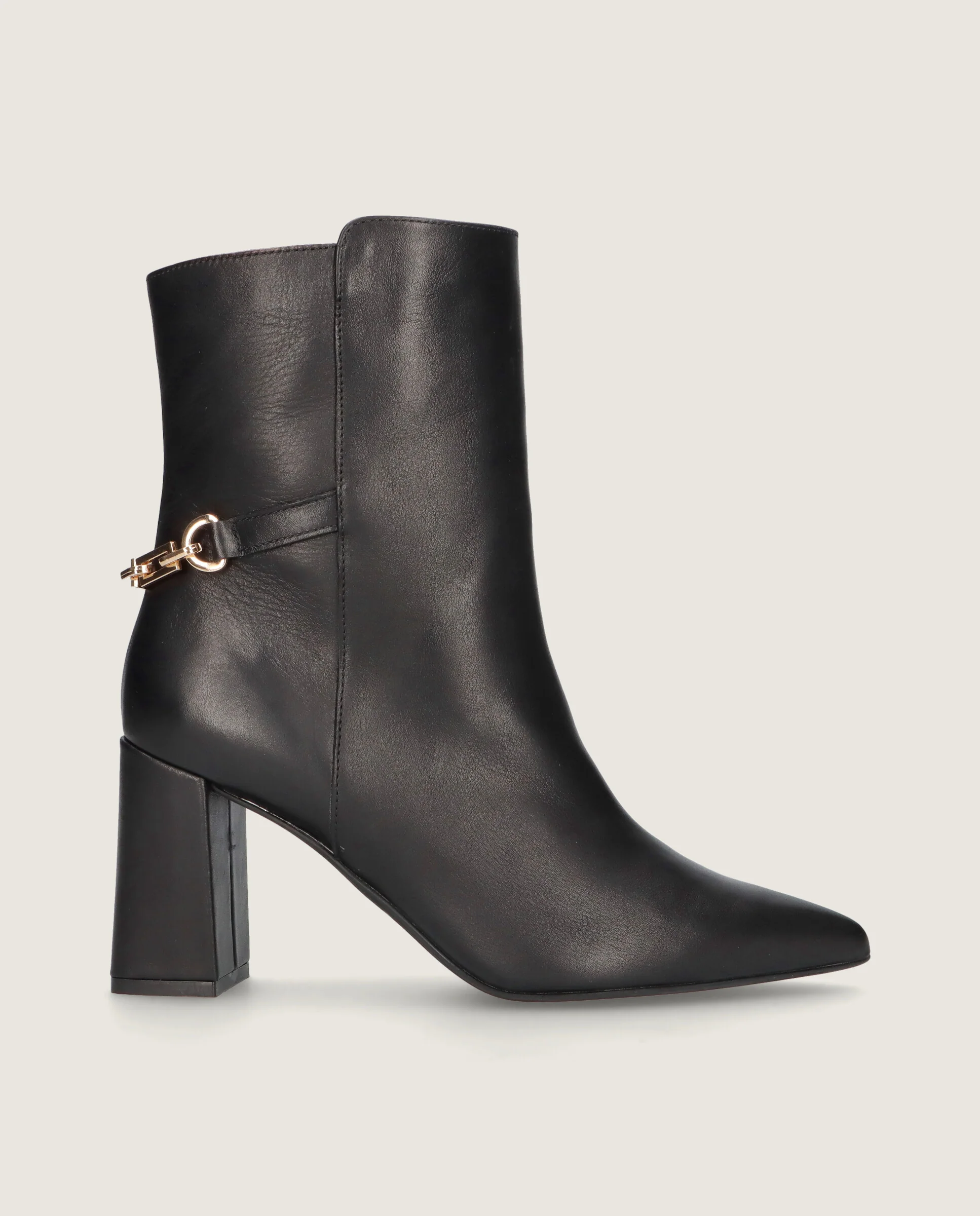 Botines Renata Negros Piel - Image 3
