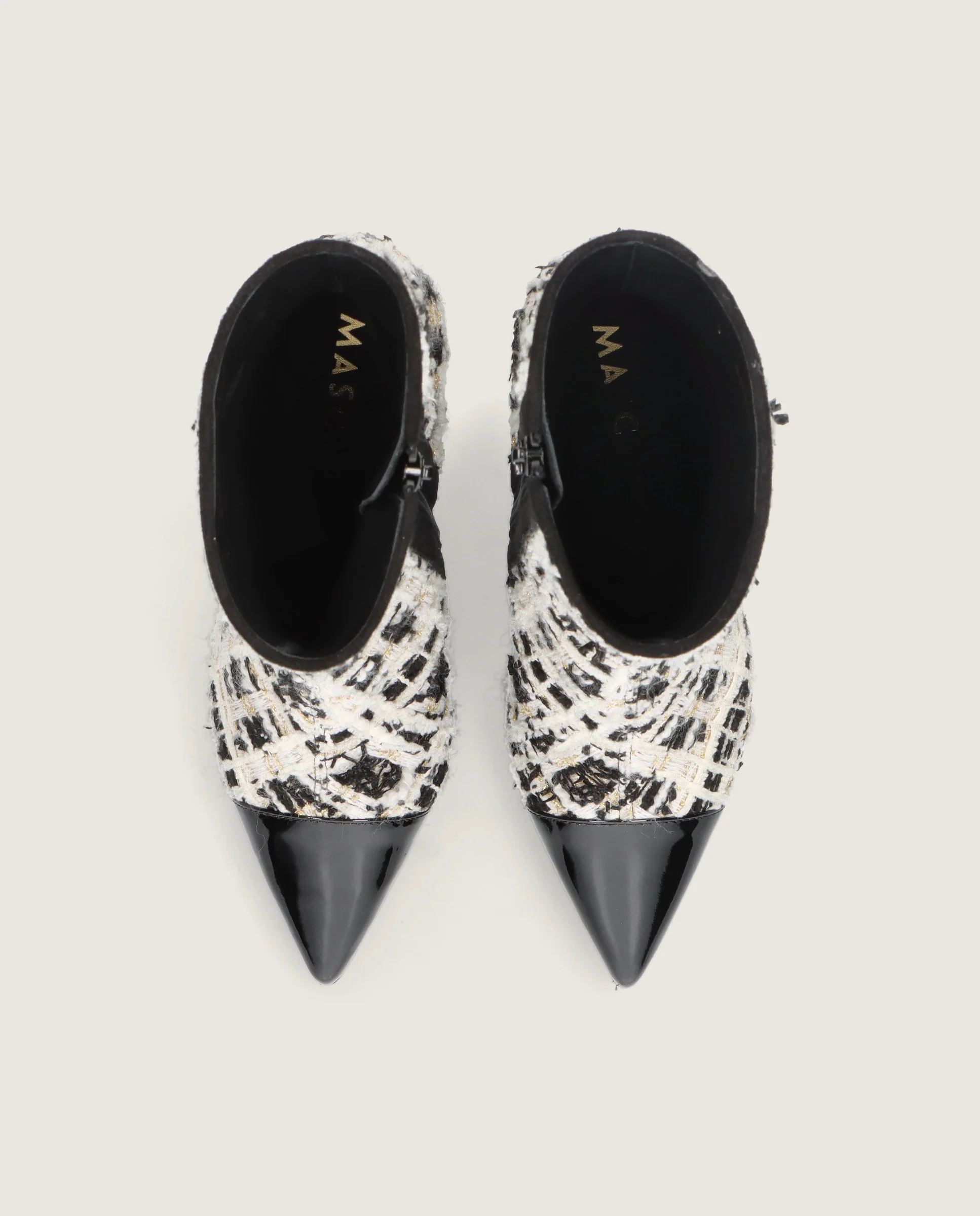 Botines Renata Negros Tejidos - Image 2