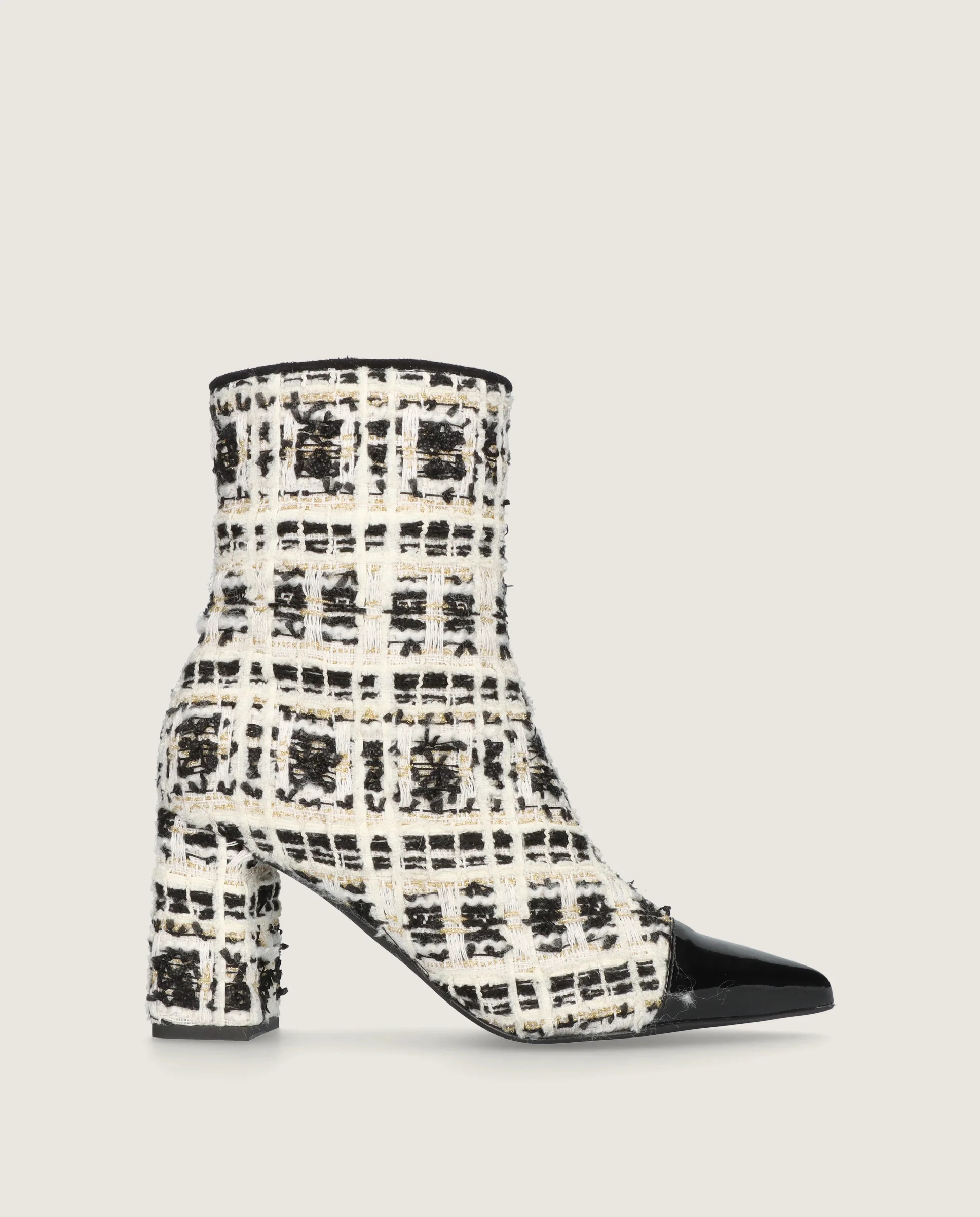 Botines Renata Negros Tejidos - Image 3