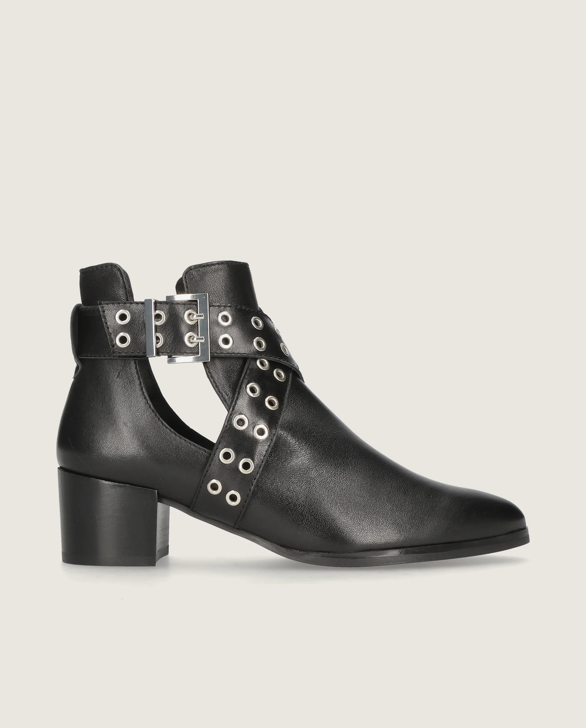 Botines Sharon Negros Piel - Image 3
