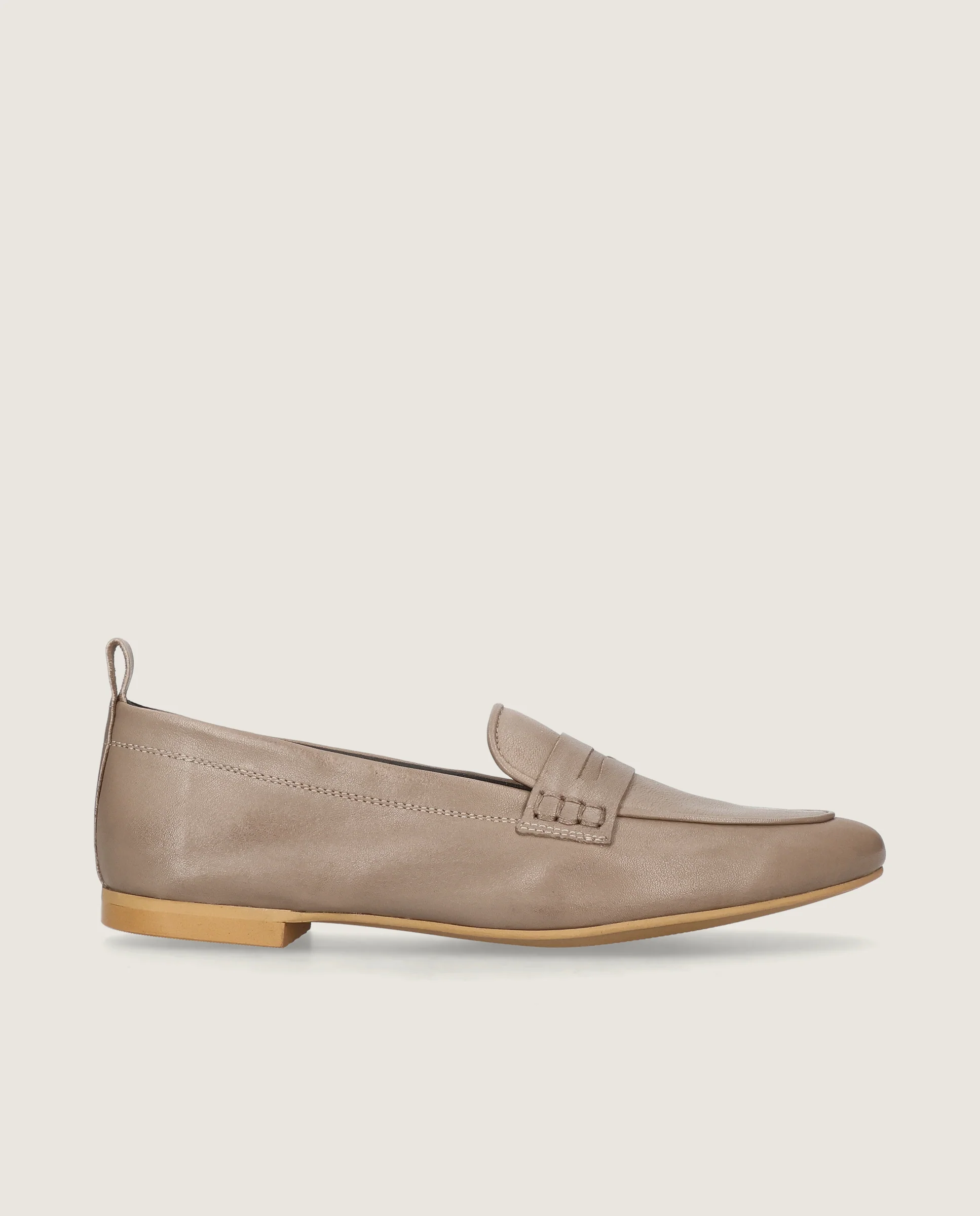 Loafers Aisha Grises Piel - Image 3