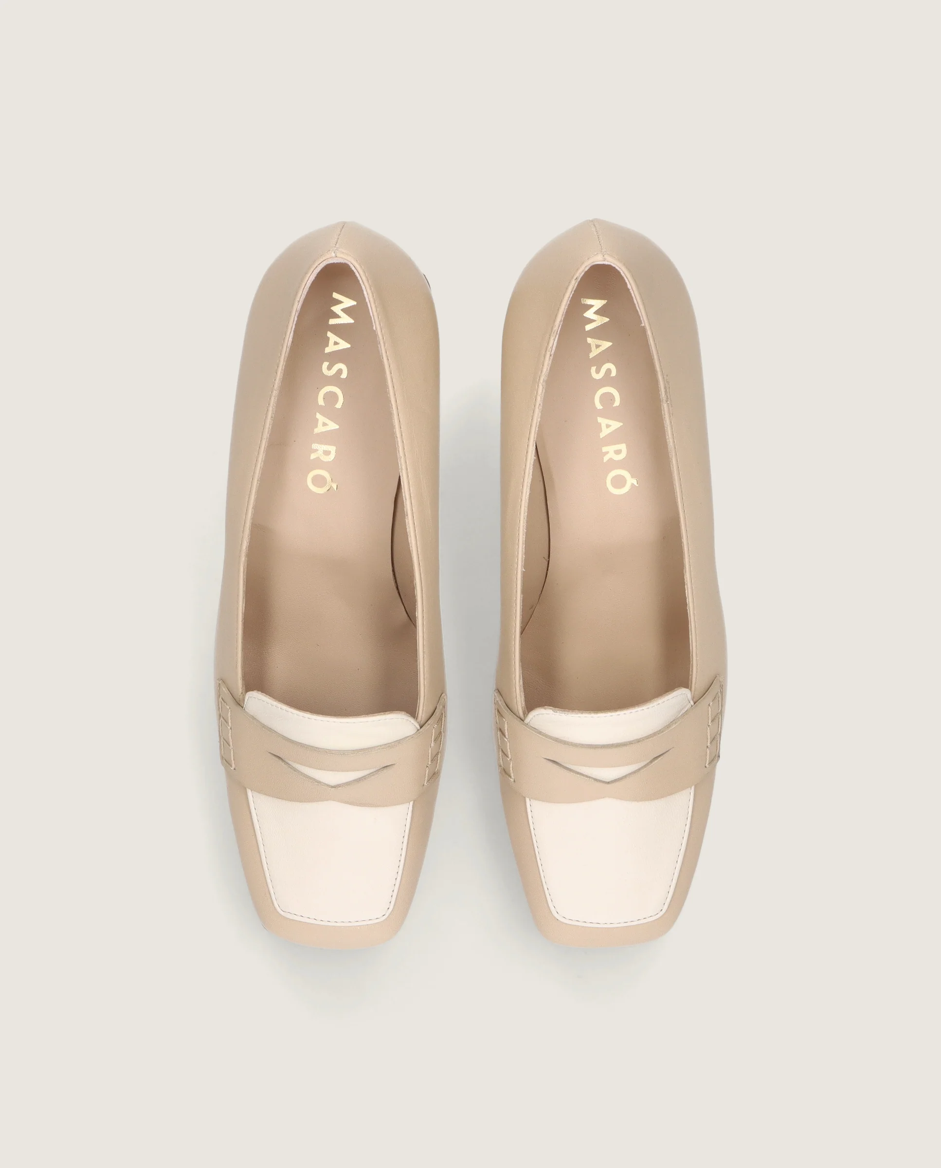 Loafers Anuk Beiges Piel - Image 2