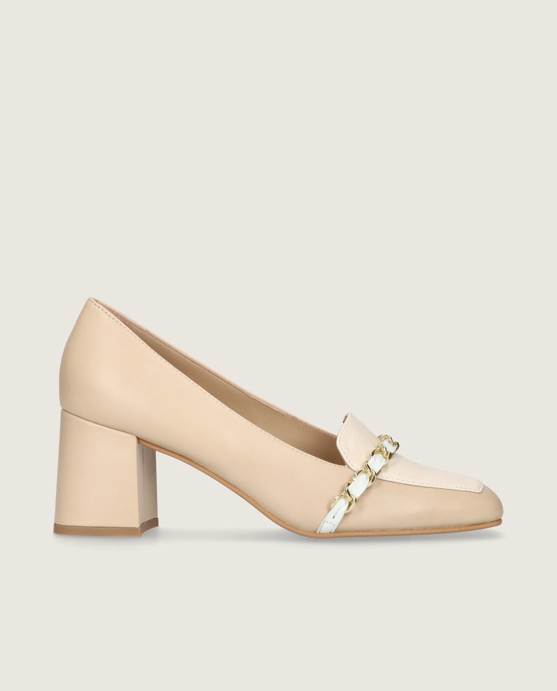 Loafers Anuk Beiges Piel - Image 3