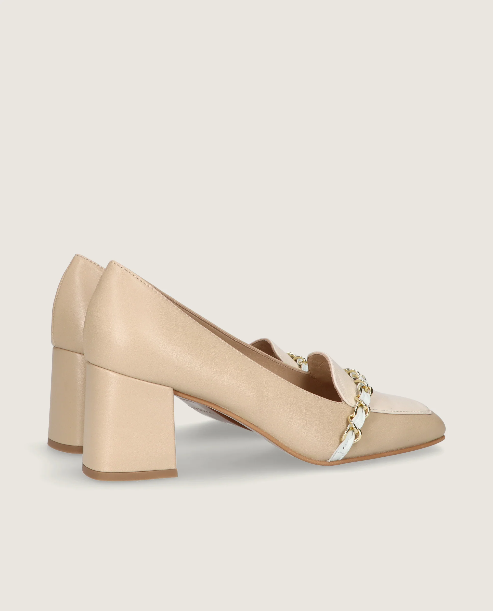 Loafers Anuk Beiges Piel - Image 4