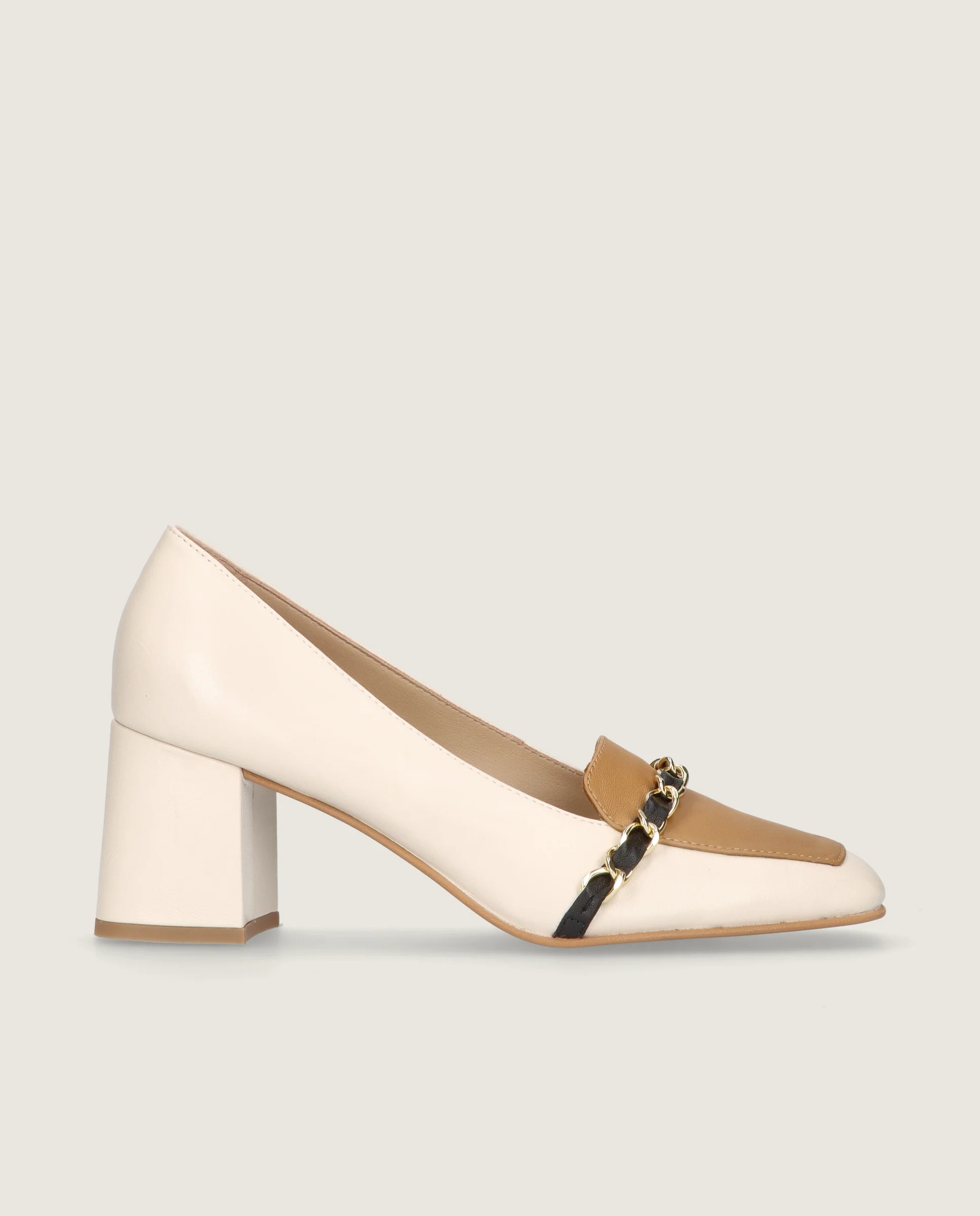 Loafers Anuk Blancos Piel - Image 3