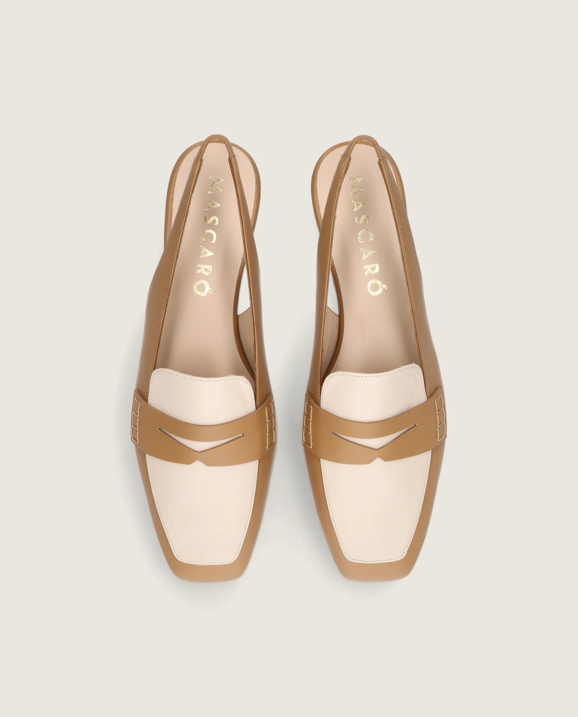 Loafers Camille Marrones Piel - Image 2