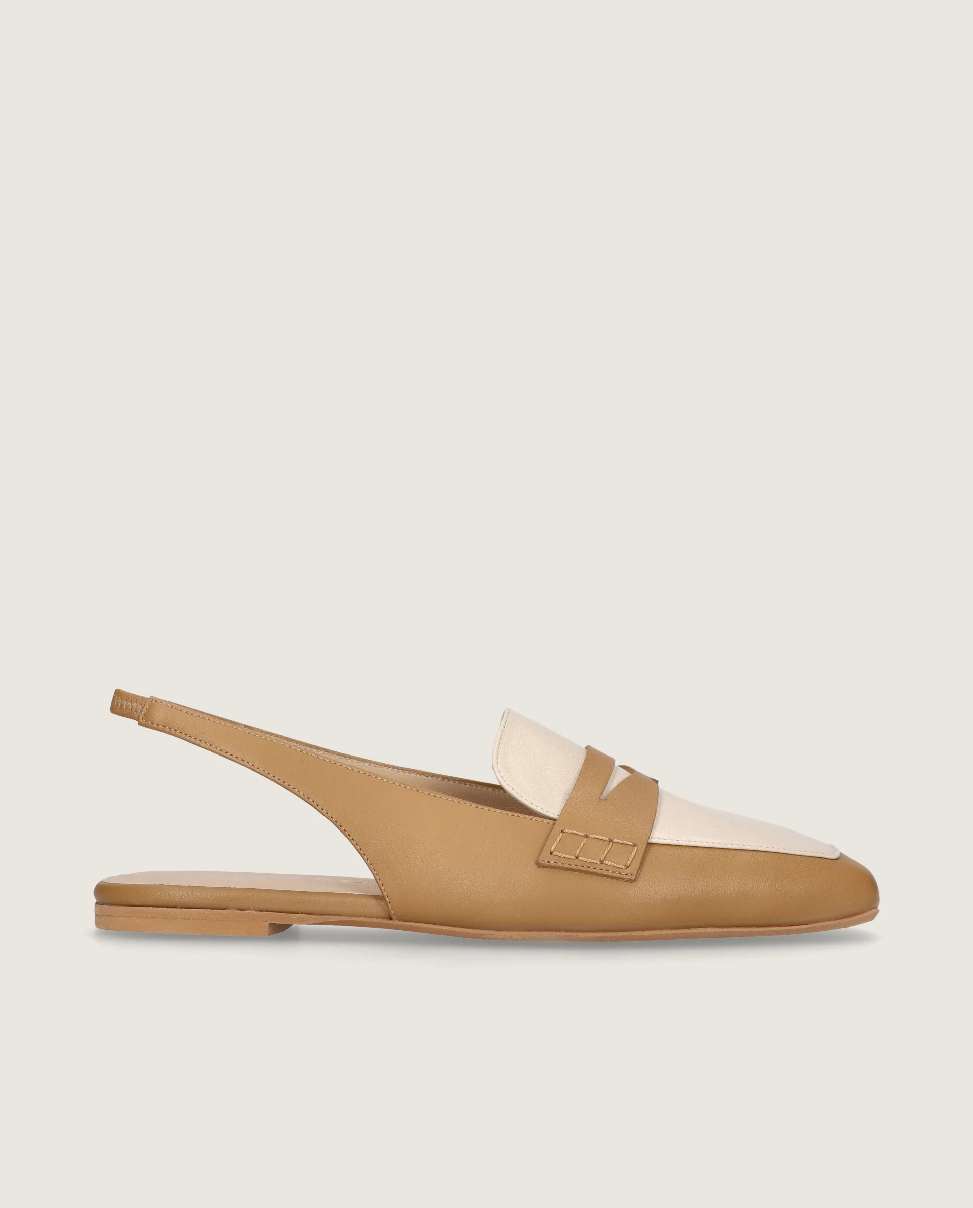 Loafers Camille Marrones Piel - Image 3