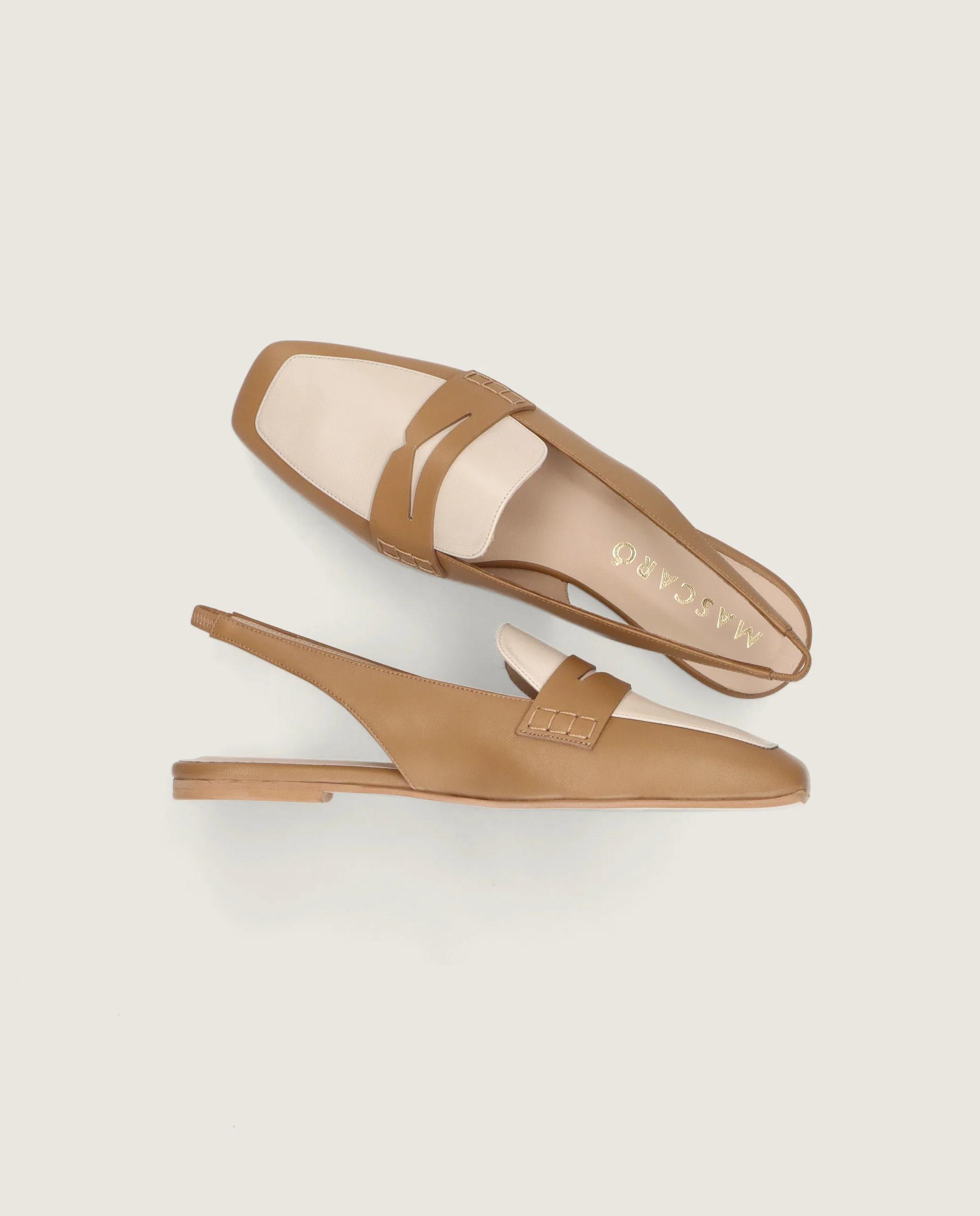 Loafers Camille Marrones Piel - Image 4