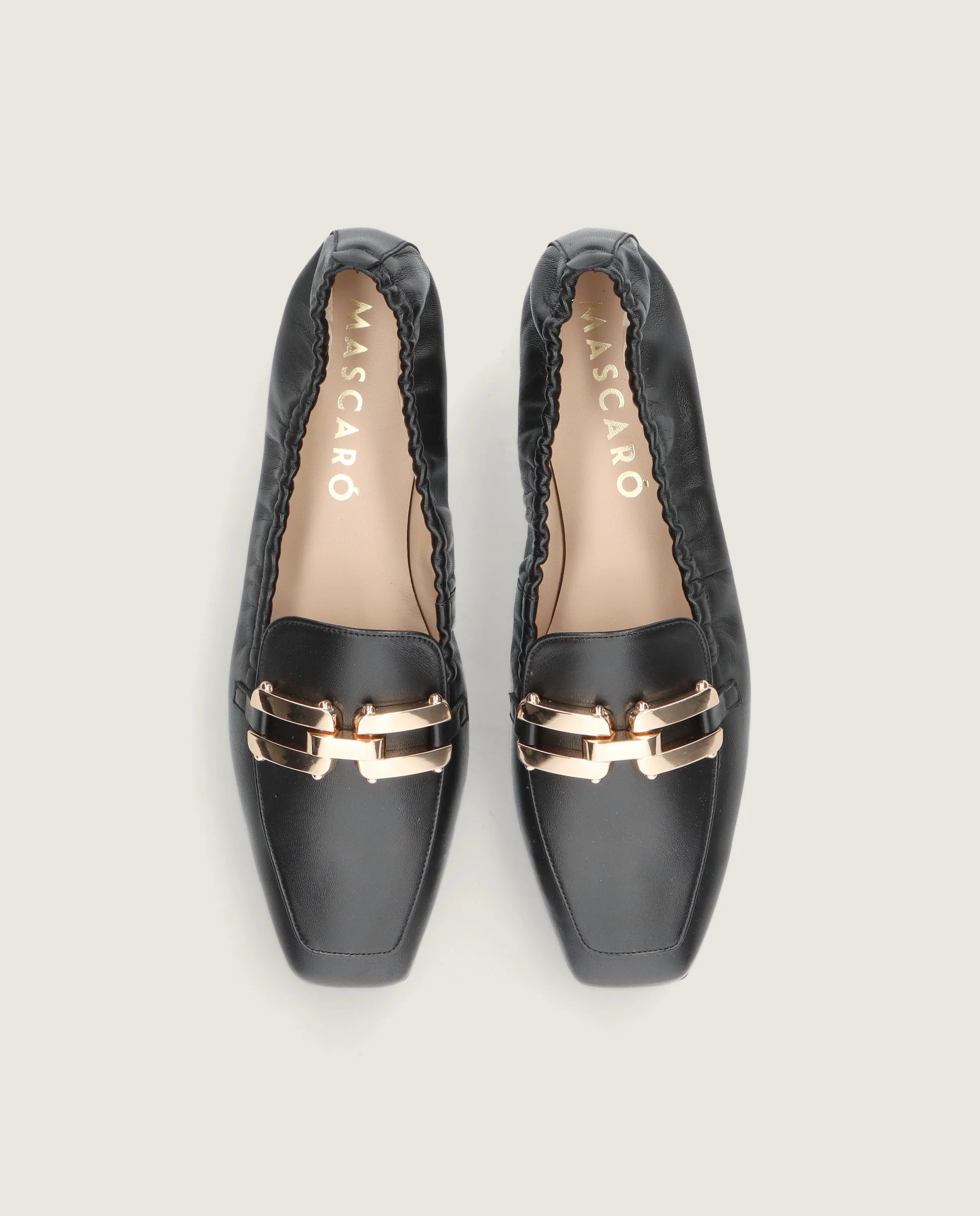 Loafers Camille Negros Piel - Image 2
