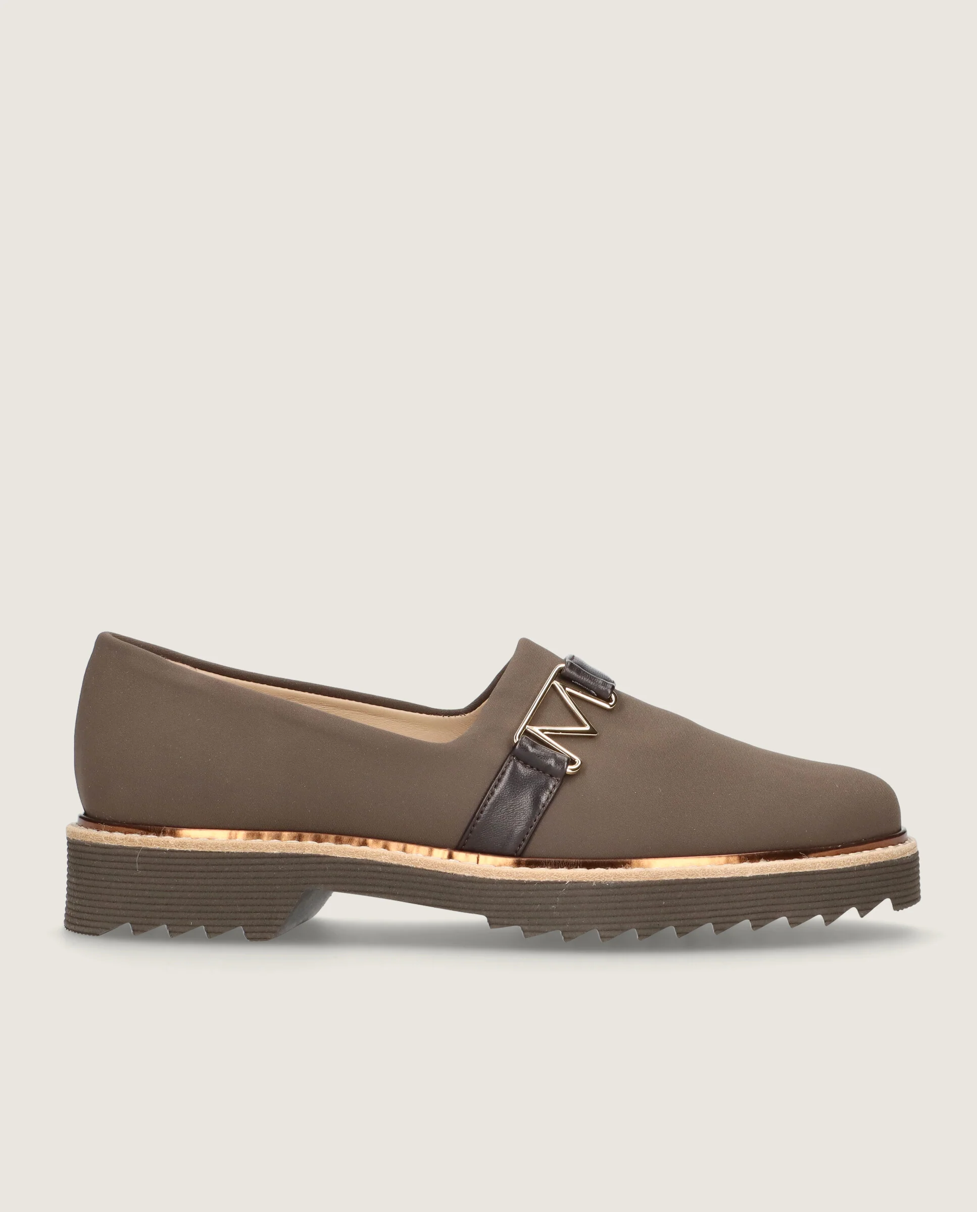 Loafers Charlize Marrones Tejidos - Image 3