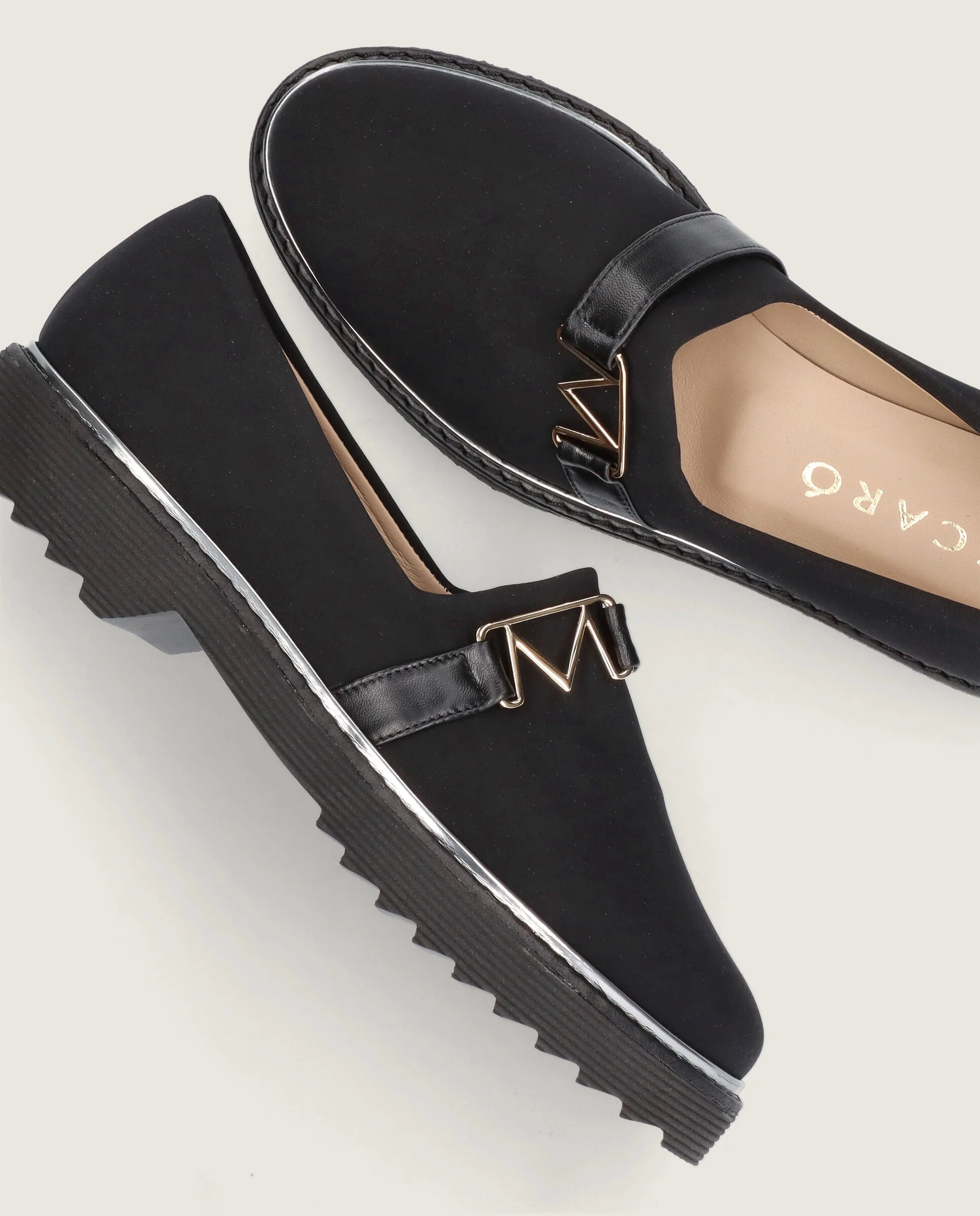 Loafers Charlize Negros Tejidos - Image 4