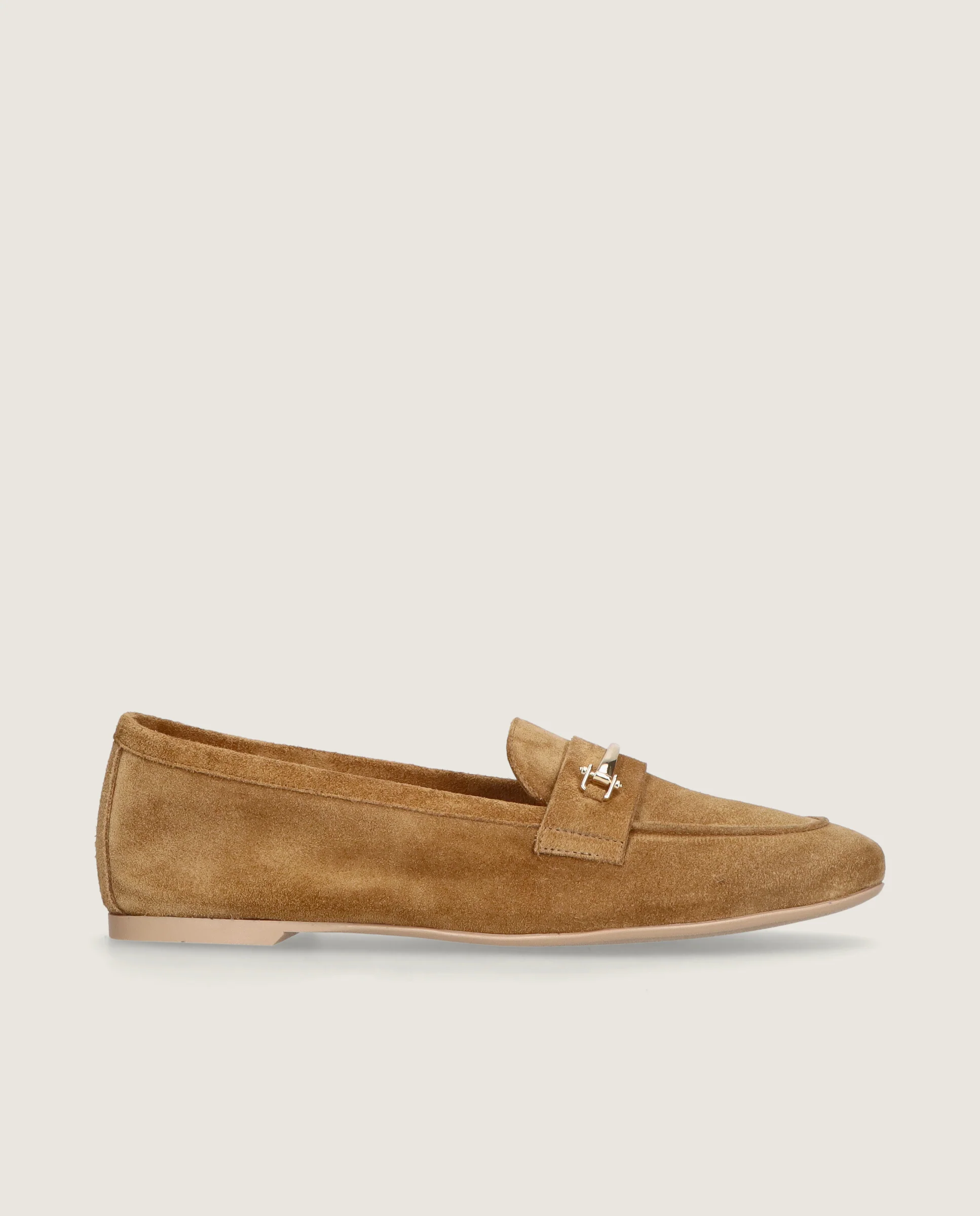 Loafers Faye Marrones Ante - Image 3