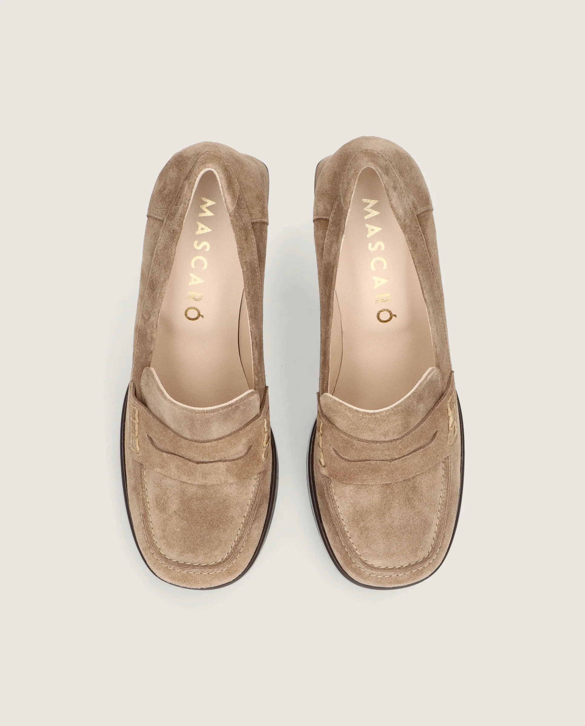 Loafers Talia Marrones Ante - Image 2