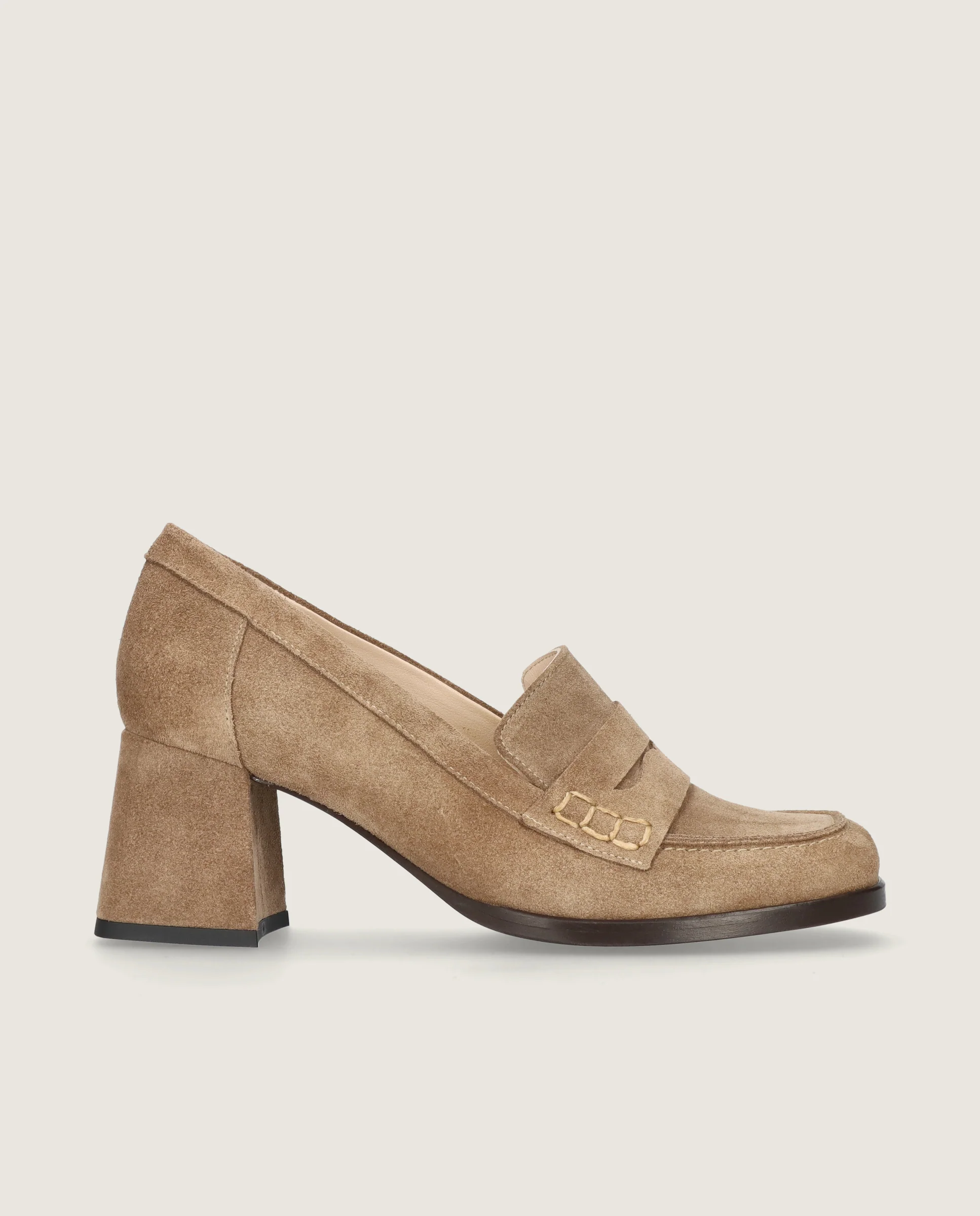 Loafers Talia Marrones Ante - Image 3