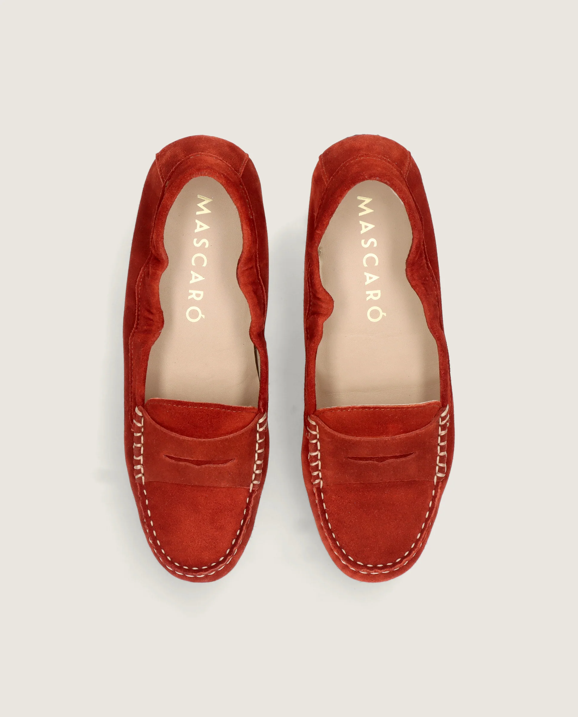Mocasines Henrietta Rojos Ante - Image 2