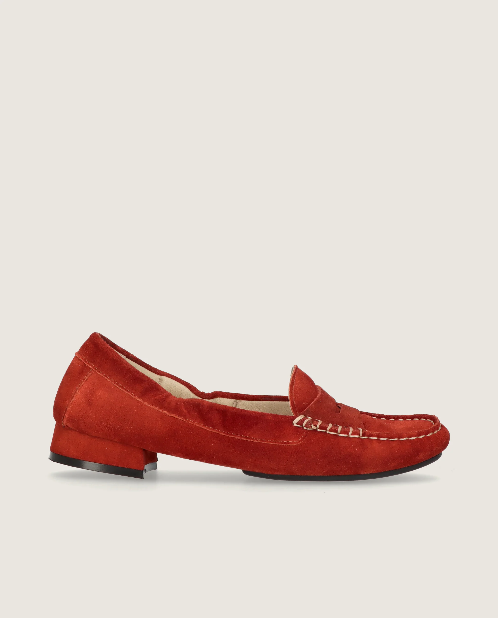 Mocasines Henrietta Rojos Ante - Image 3