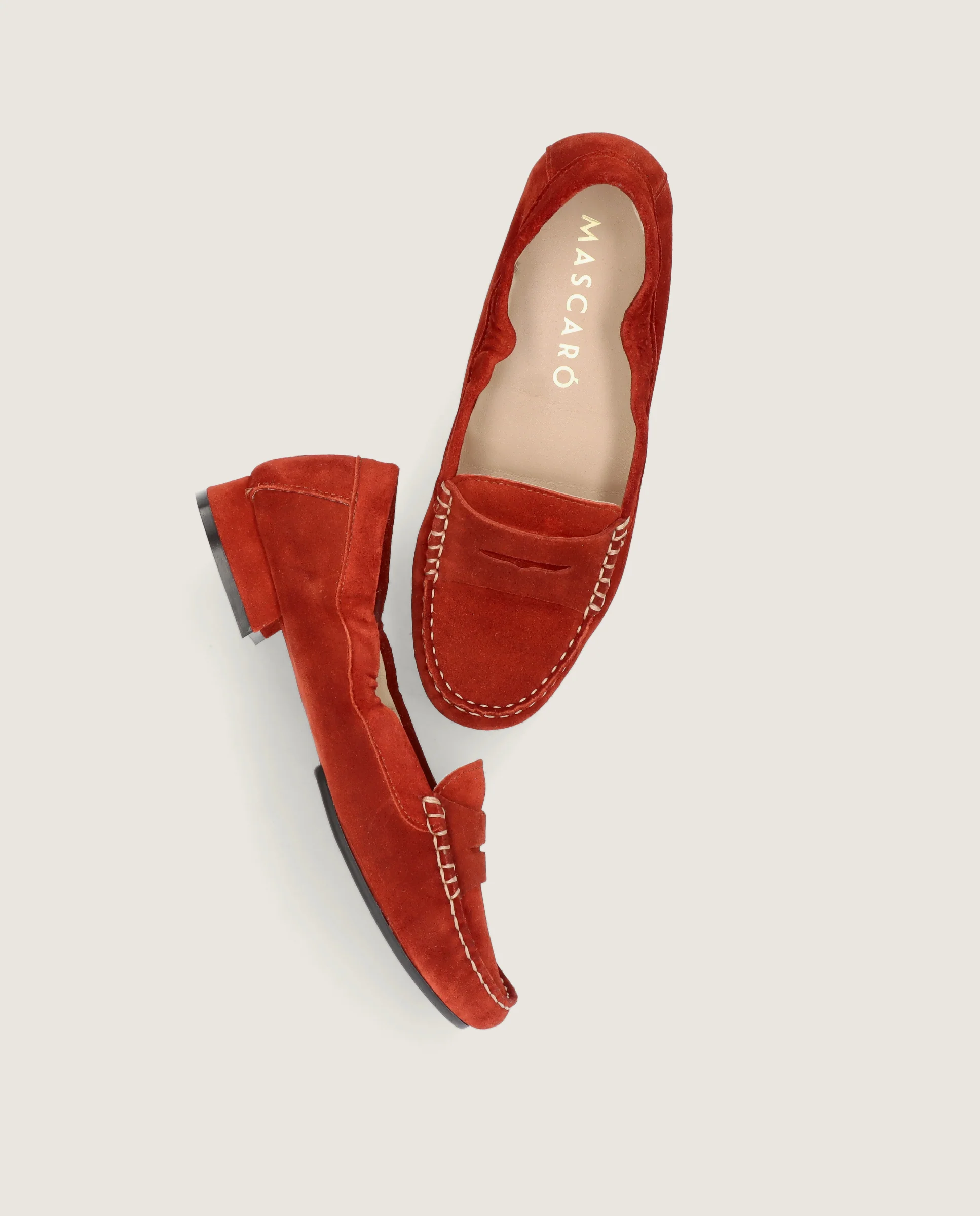 Mocasines Henrietta Rojos Ante - Image 4