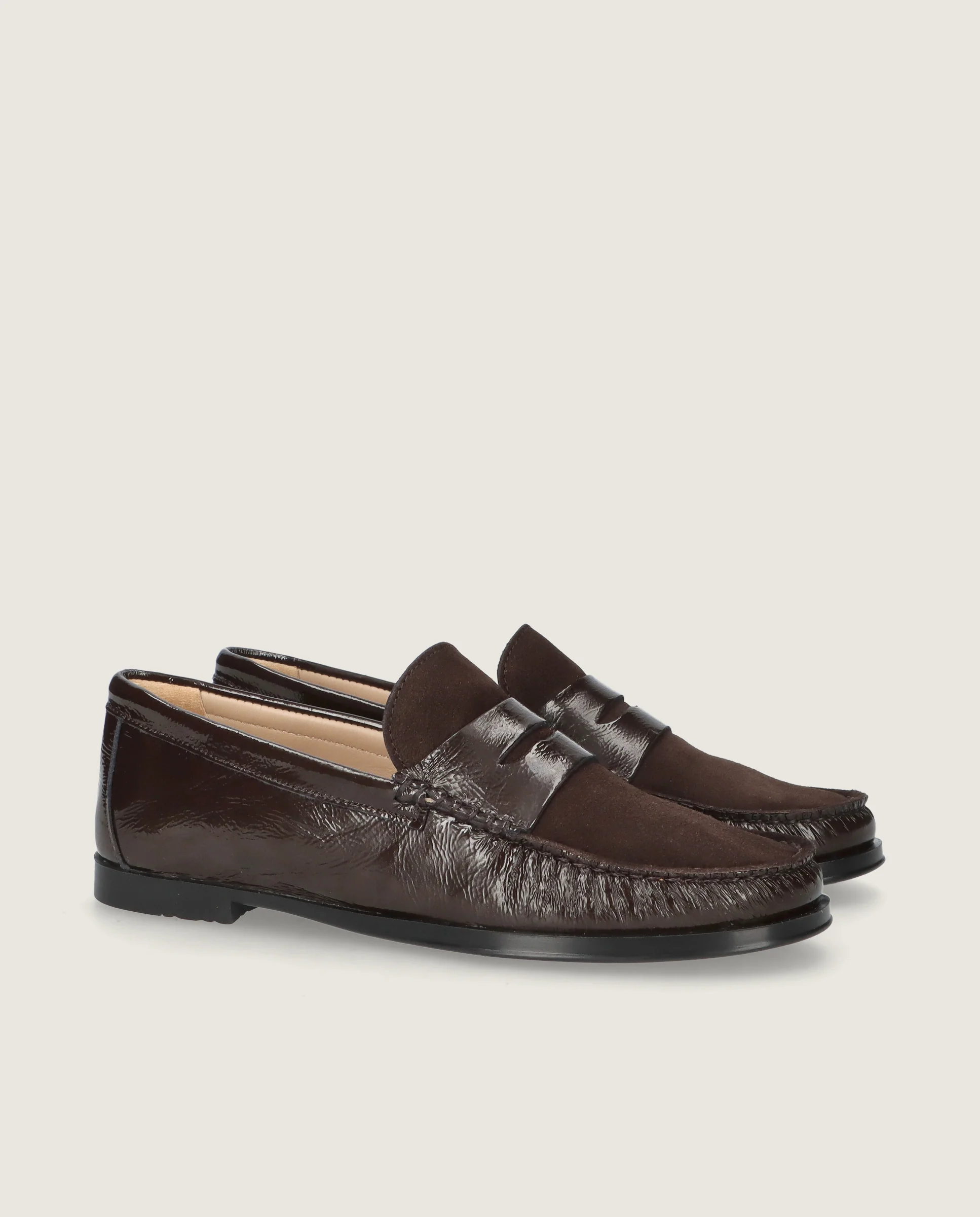 Mocasines Josephine Marrones Charol