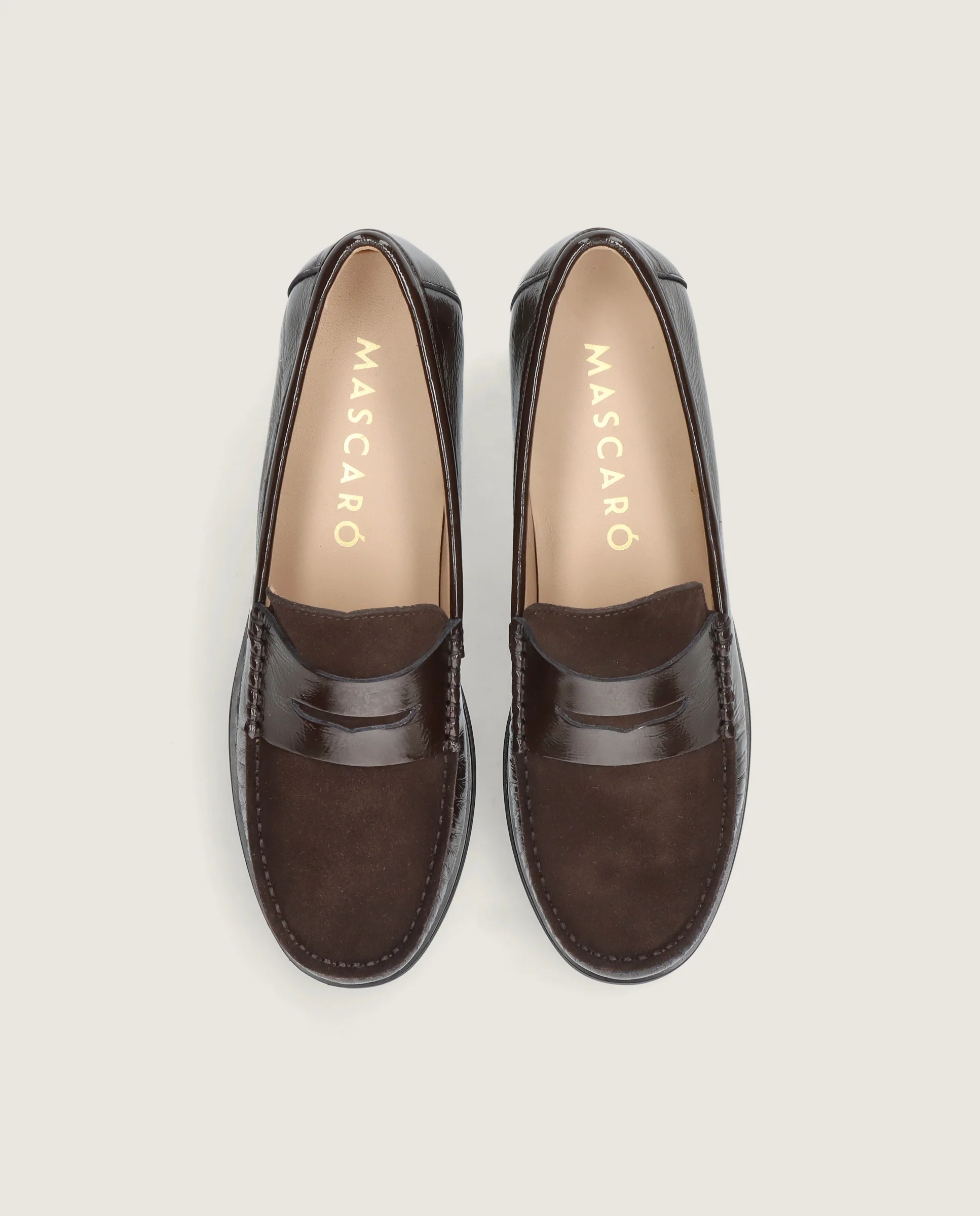 Mocasines Josephine Marrones Charol - Image 2
