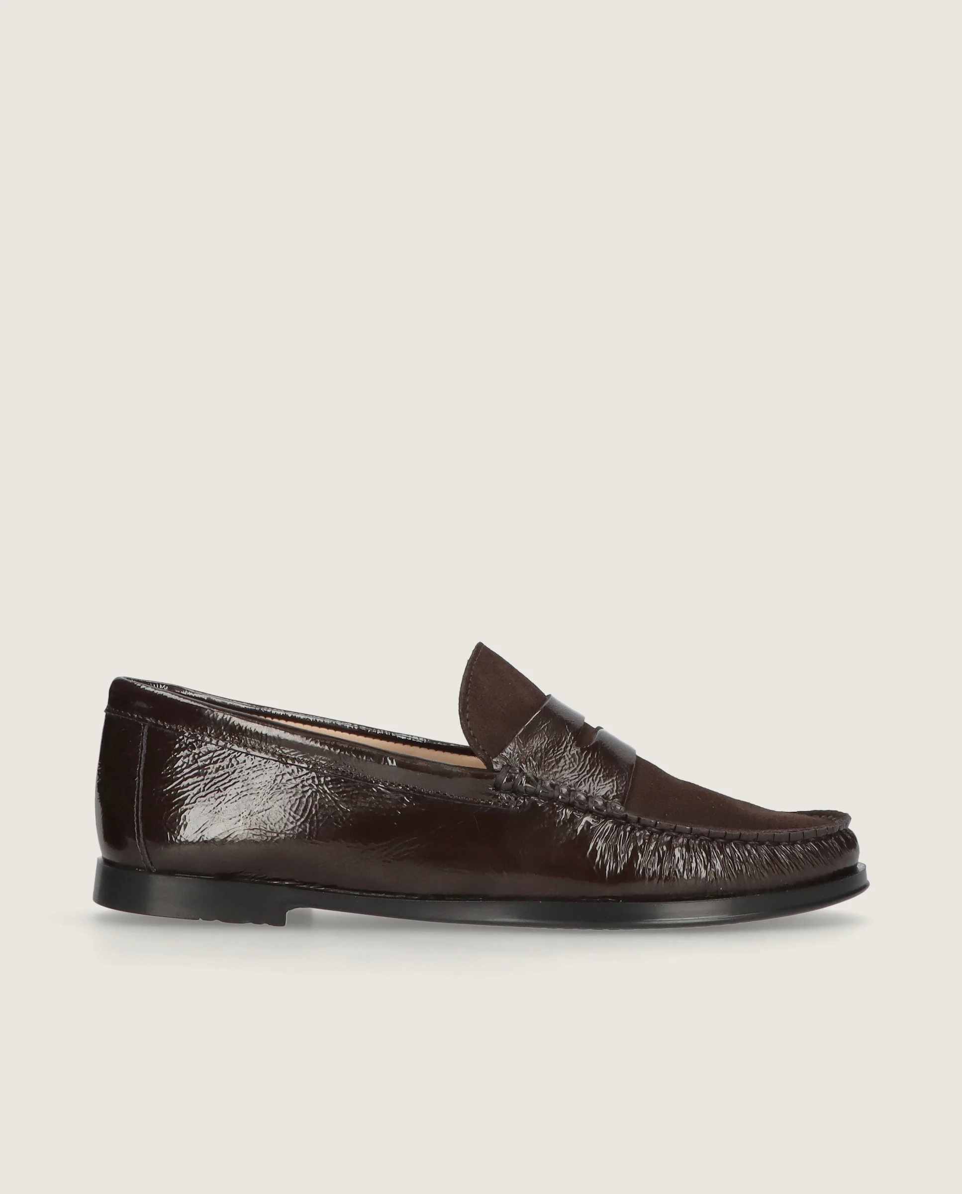 Mocasines Josephine Marrones Charol - Image 3