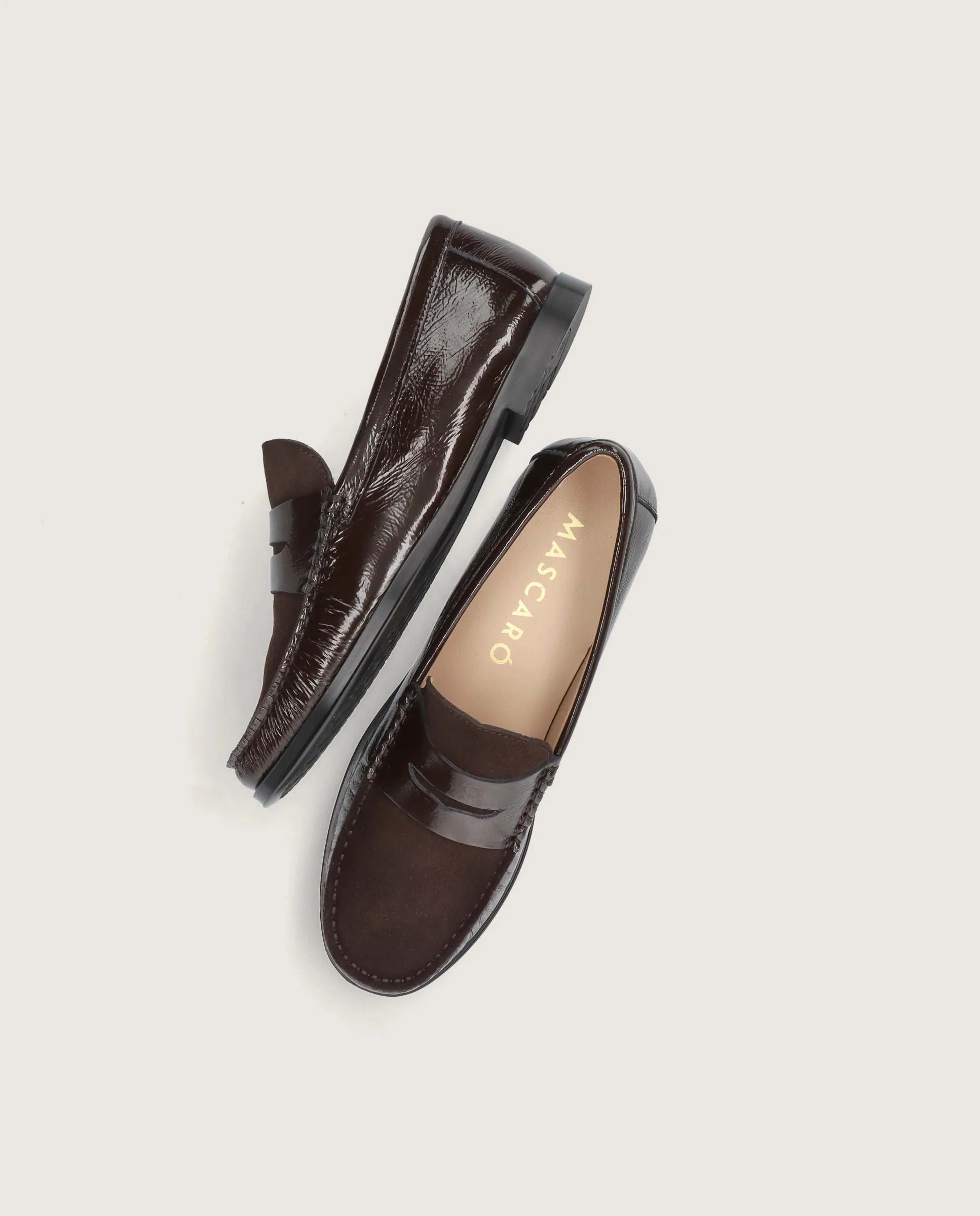 Mocasines Josephine Marrones Charol - Image 5