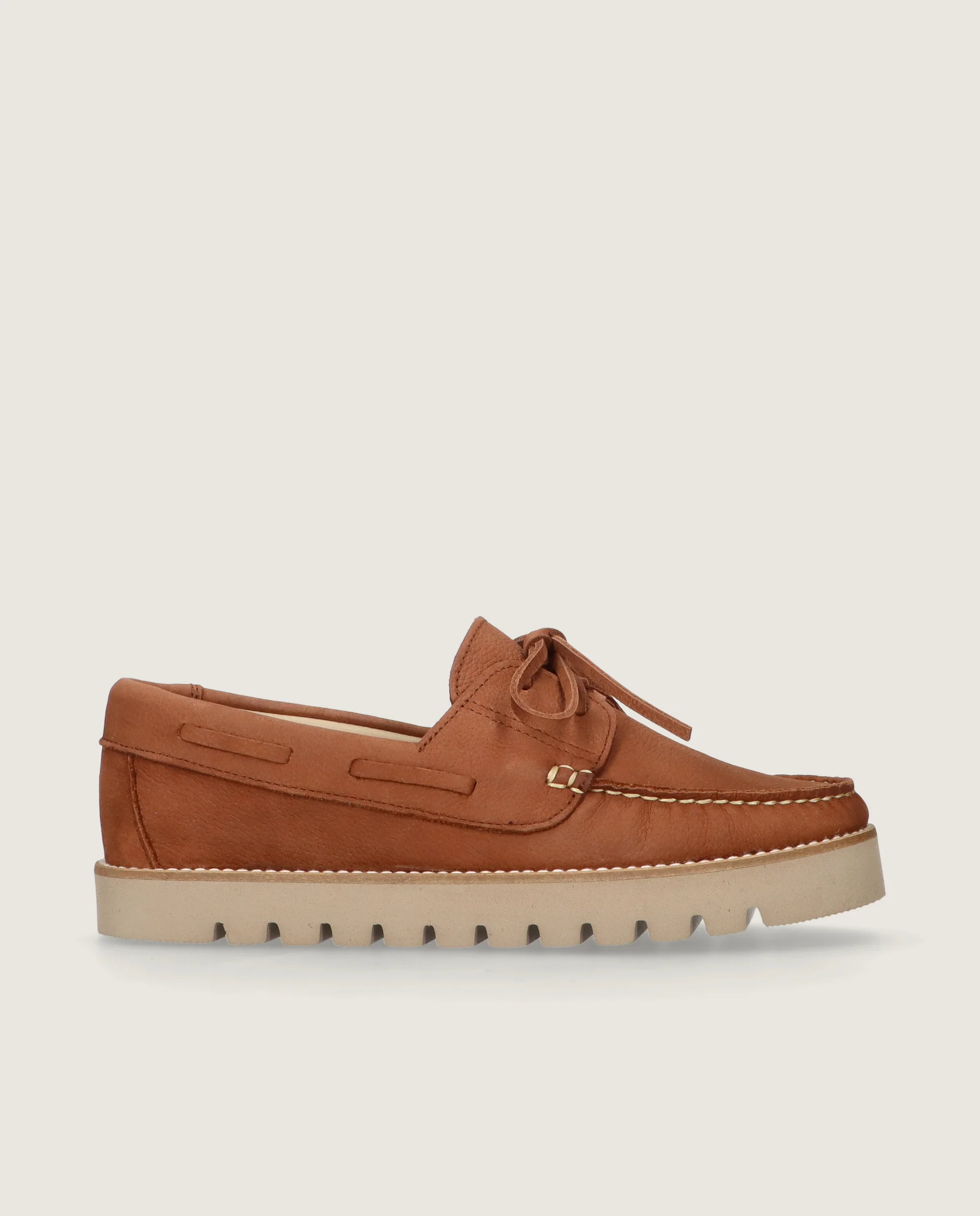 Mocasines Josephine Marrones Piel - Image 3