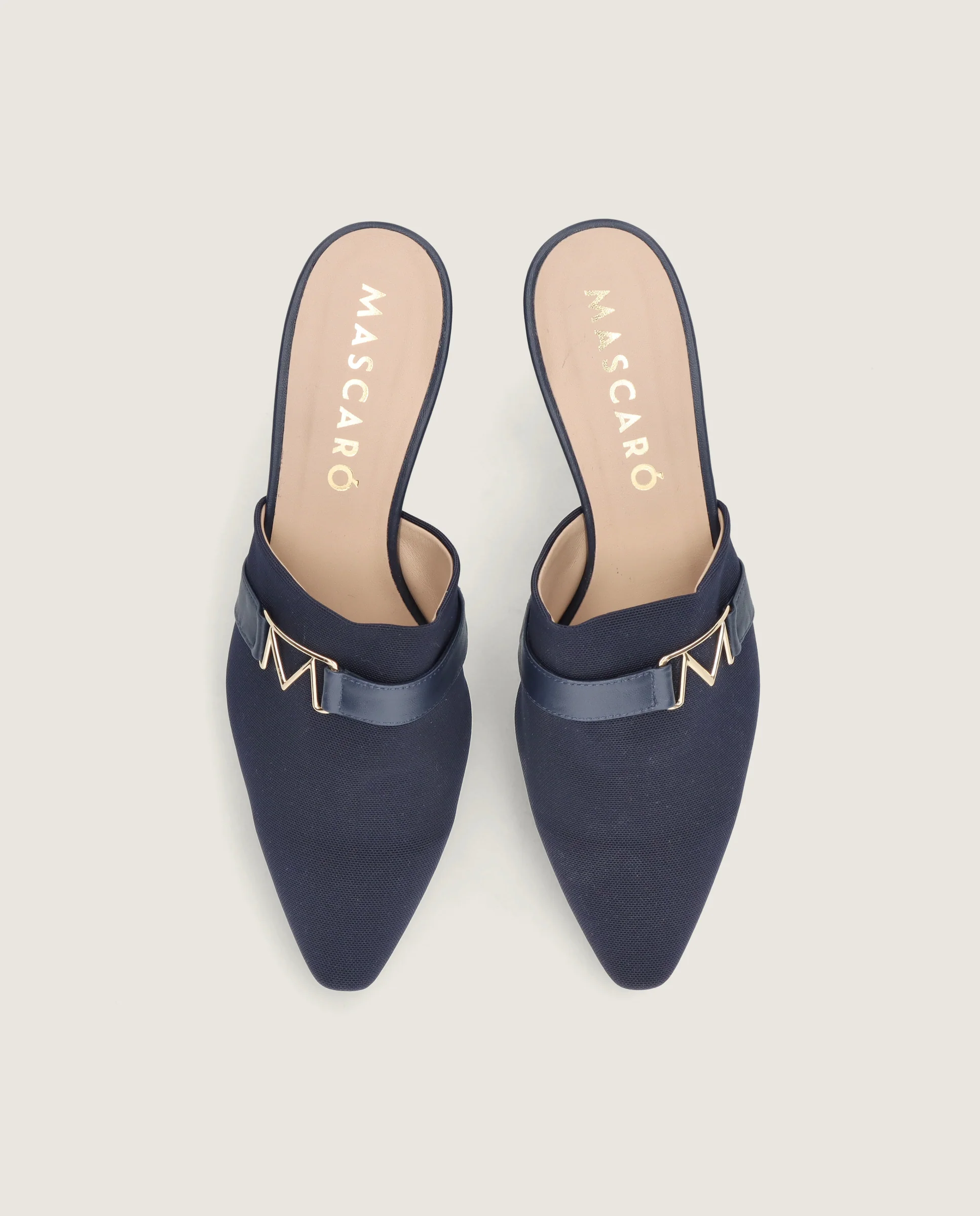 Mules Greta Azules Tejidos - Image 2