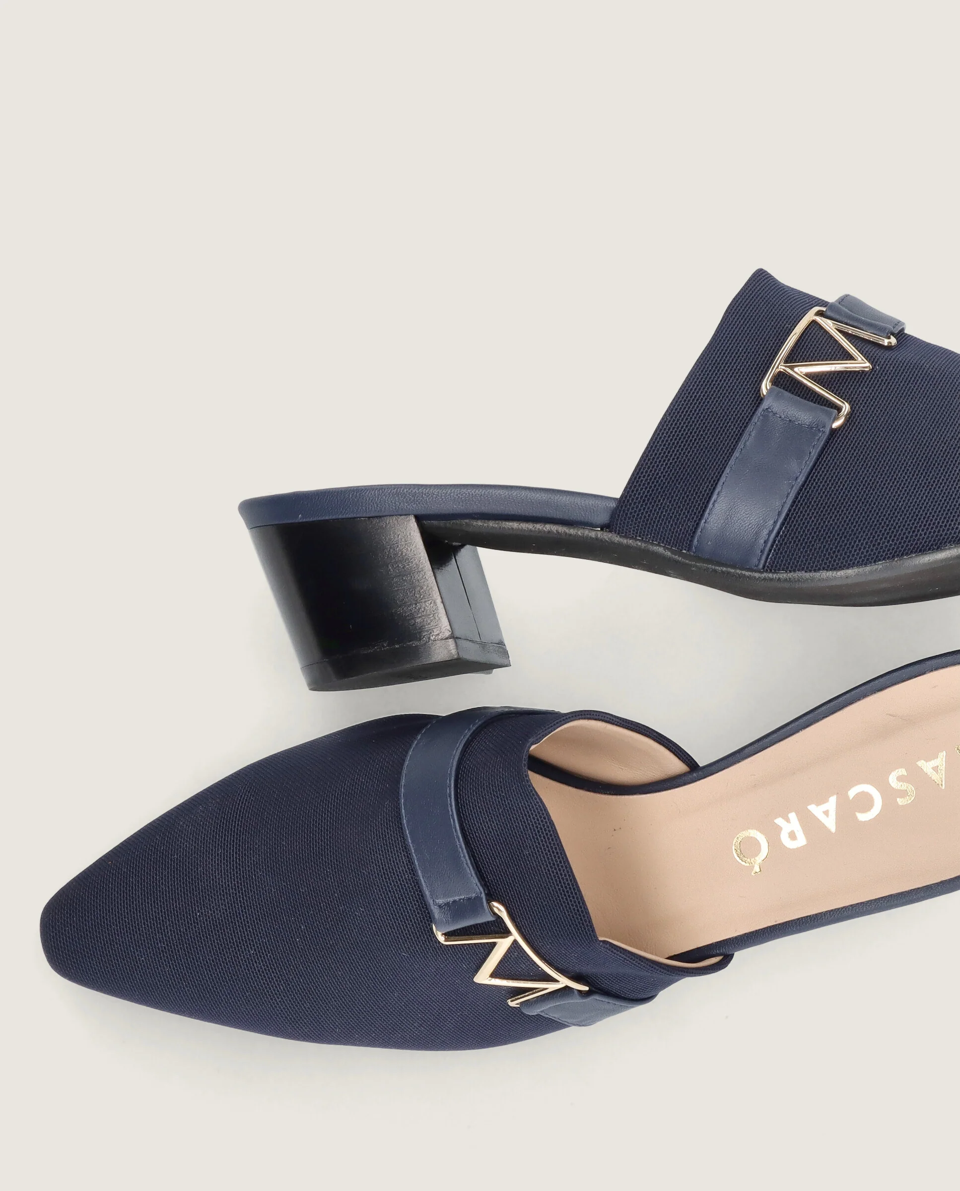 Mules Greta Azules Tejidos - Image 4